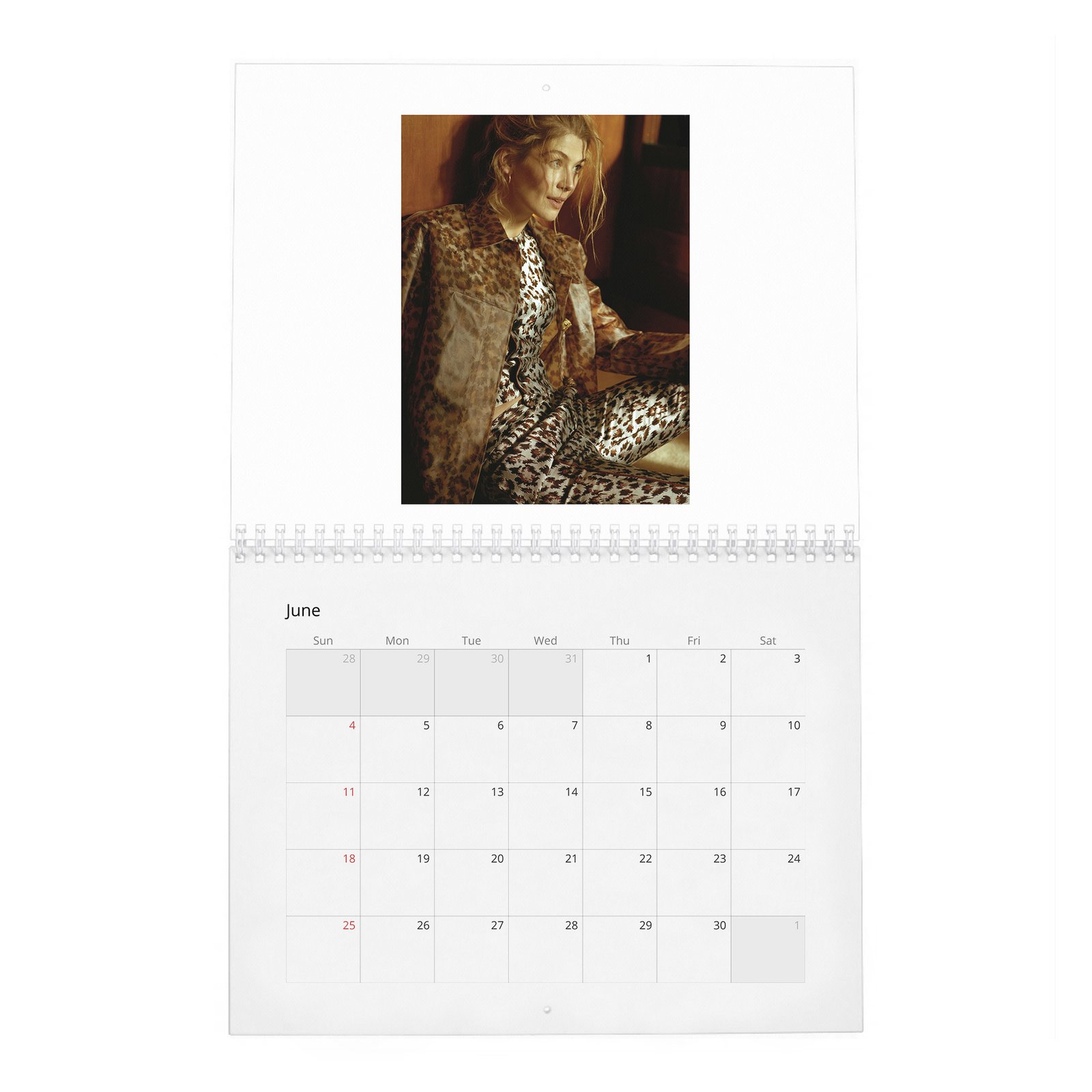 06 Rosamund Pike - Flaunt 2027 Wall Calendar