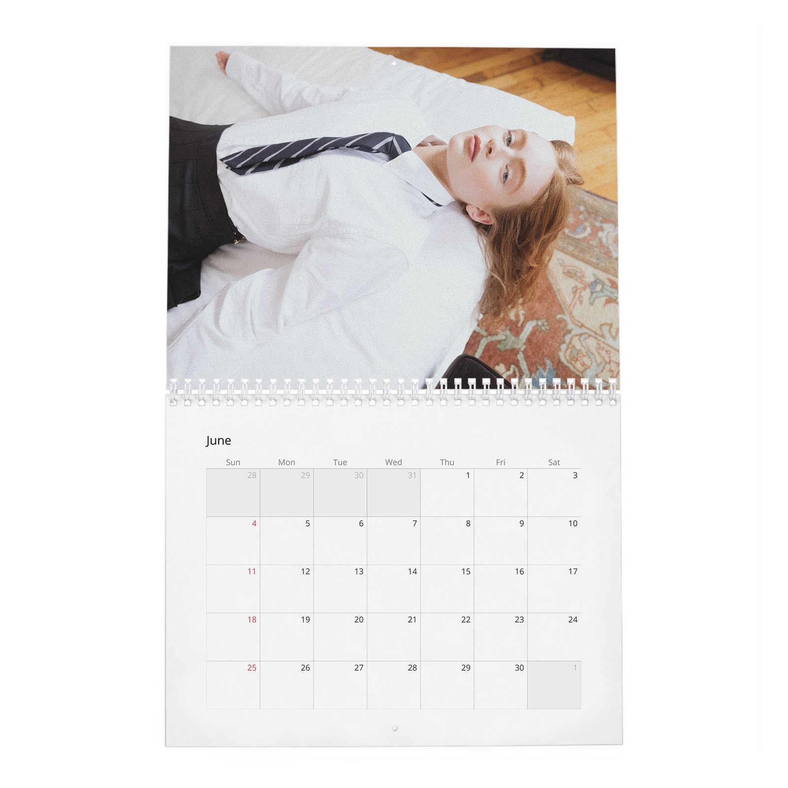 06 Sadie Sink - Flaunt 2027 Wall Calendar