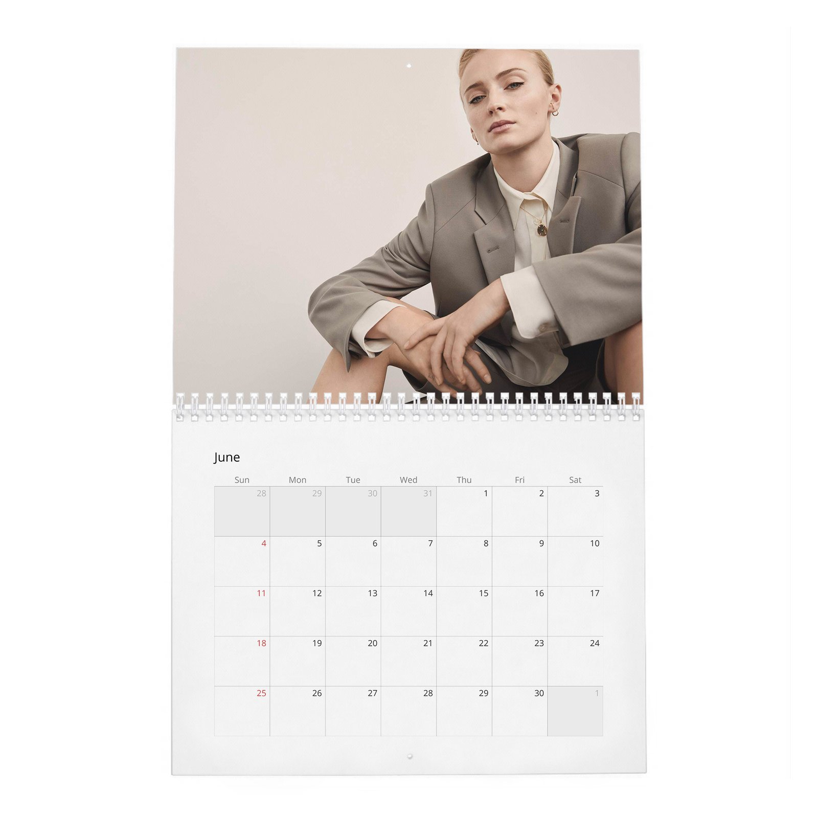 06 Sophie Turner - The North Star 2027 Wall Calendar