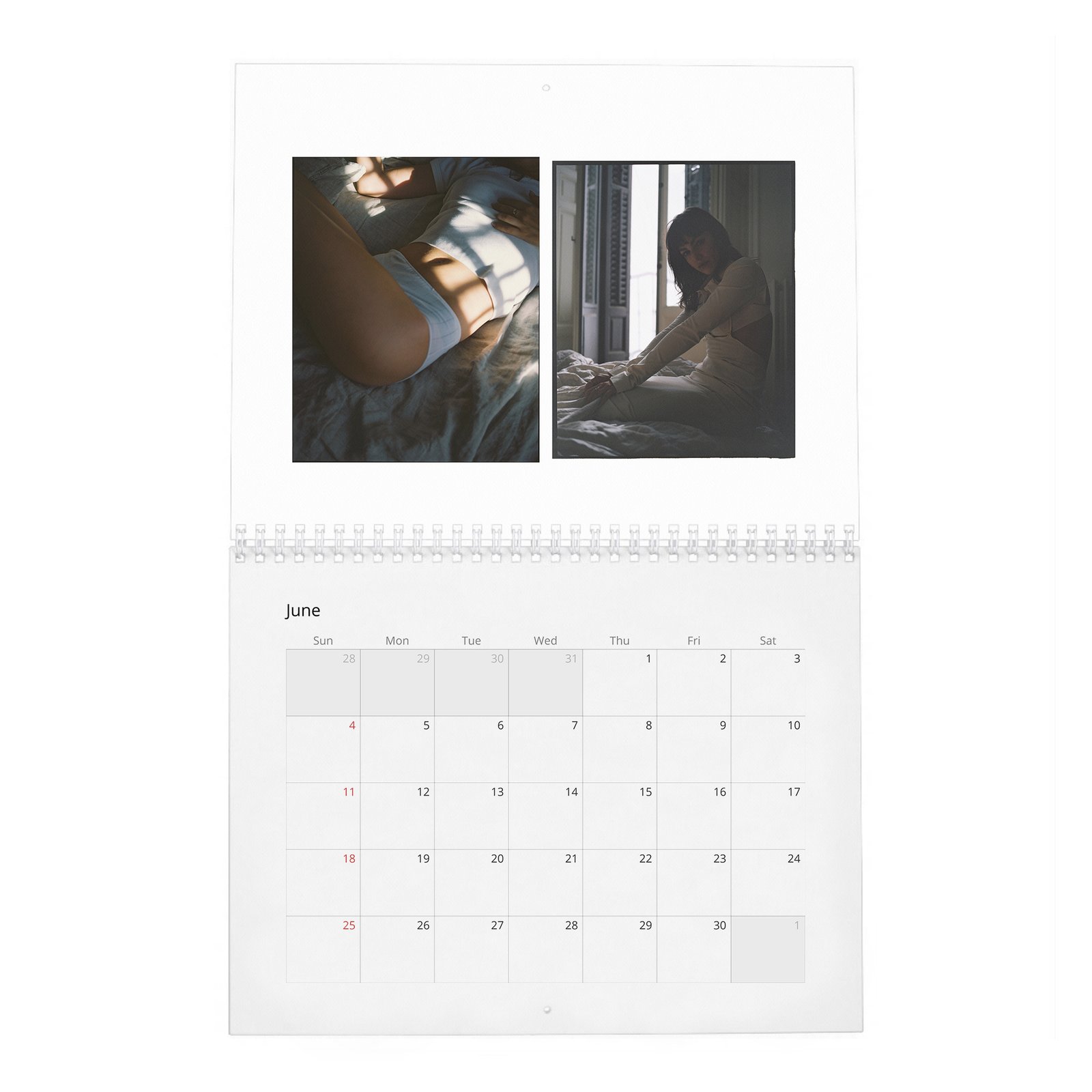 06 Ursula Corbero - Laterals 2027 Wall Calendar