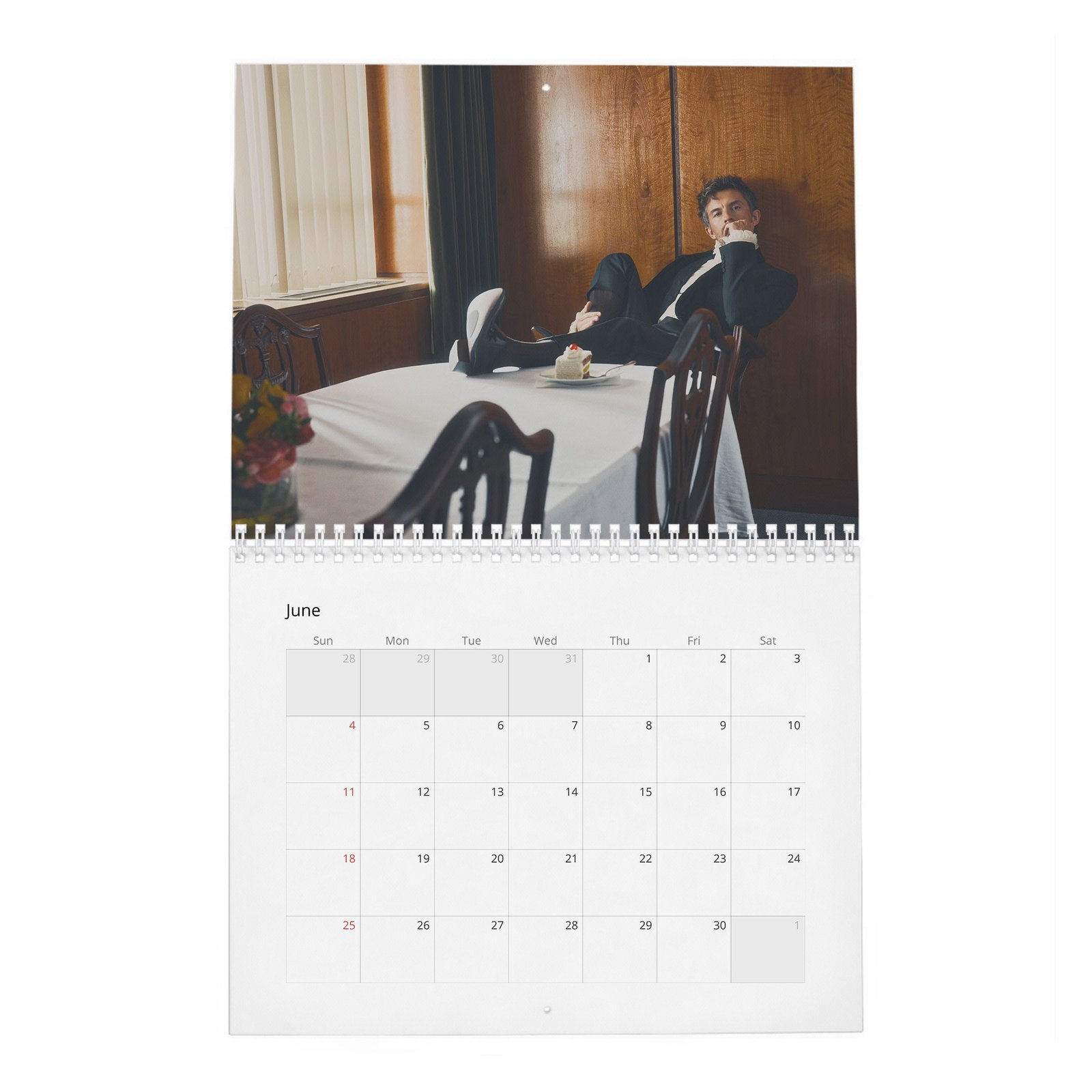 Jonathan Bailey - The Gentleman 2027 Wall Calendar