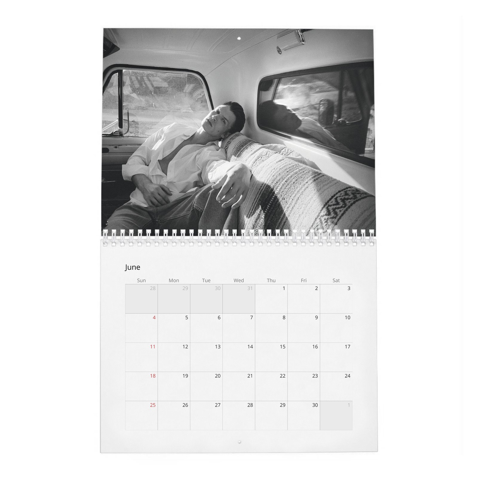06 Connor Storrie - The Portrait Of A Star 2027 Wall Calendar