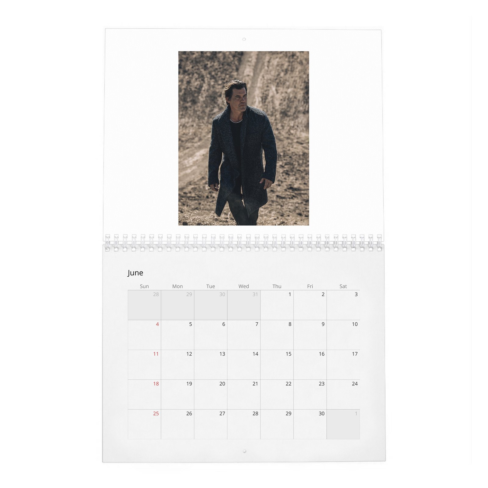 06 Josh Brolin - Man Of The World 2027 Wall Calendar