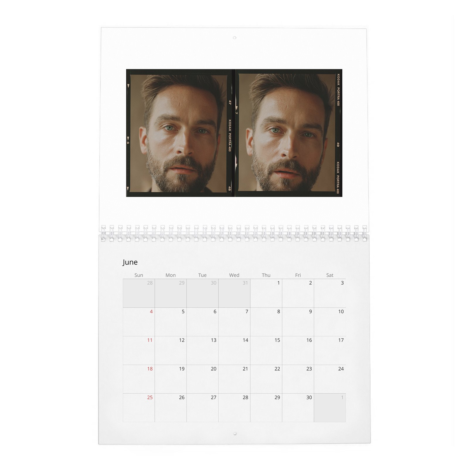 06 Tom Mison - Laterals 2027 Wall Calendar