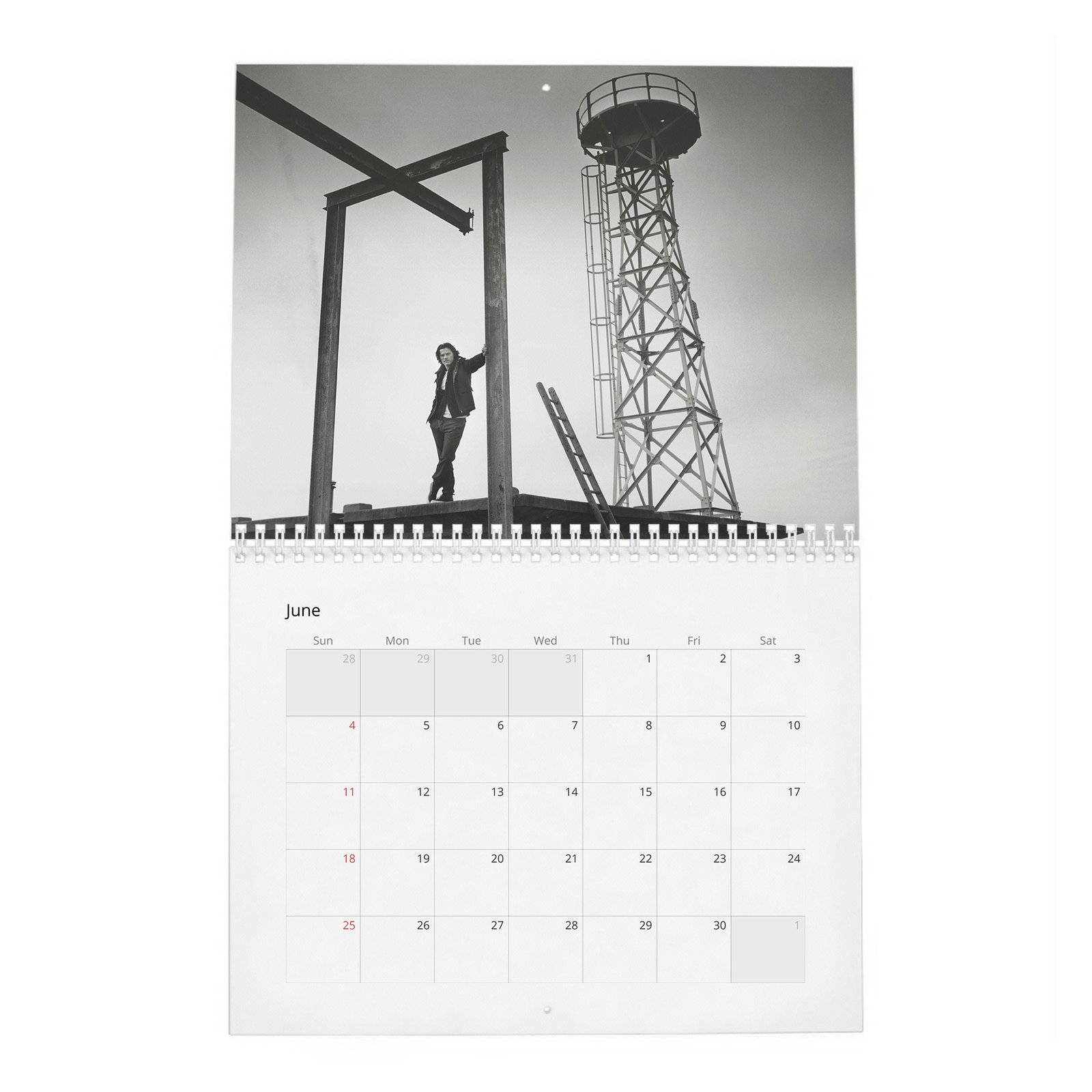 Luke Evans - Man On The Road 2027 Wall Calendar