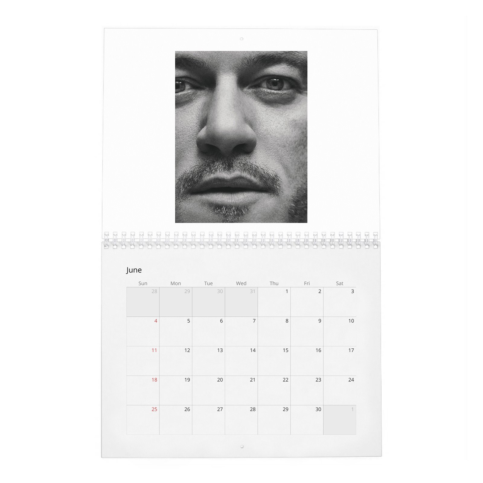 06 Luke Evans - Passion For Good Suits 2027 Wall Calendar
