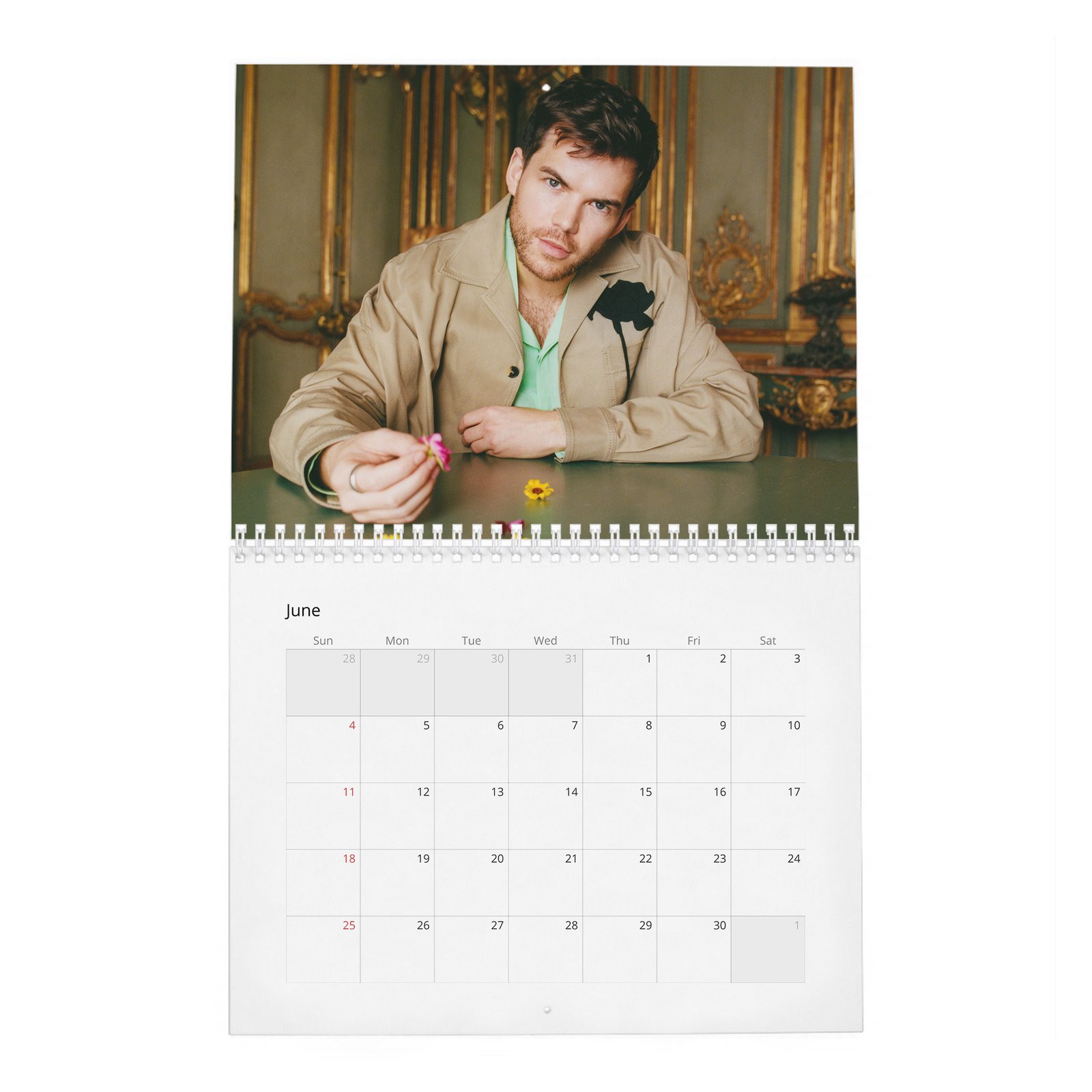06 Luke Newton - Slow Burn 2027 Wall Calendar
