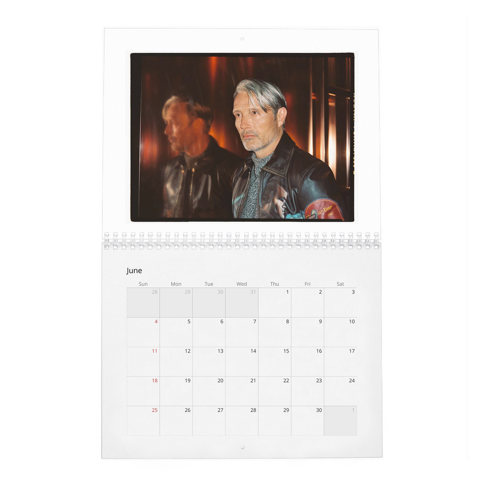 06 Mads Mikkelsen - Mads Uncensored 2027 Wall Calendar