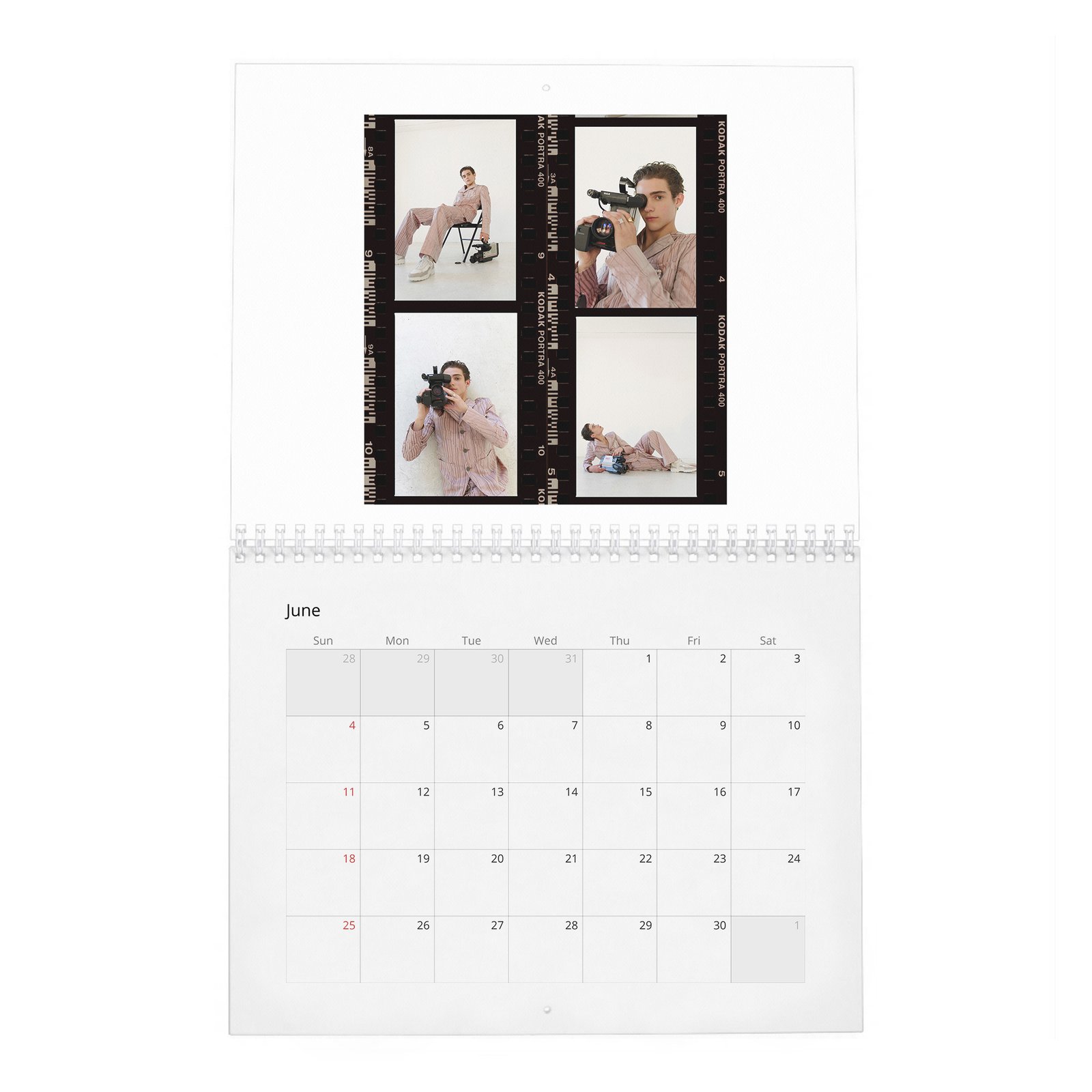 Joshua Basshett - Flaunt 2027 Wall Calendar