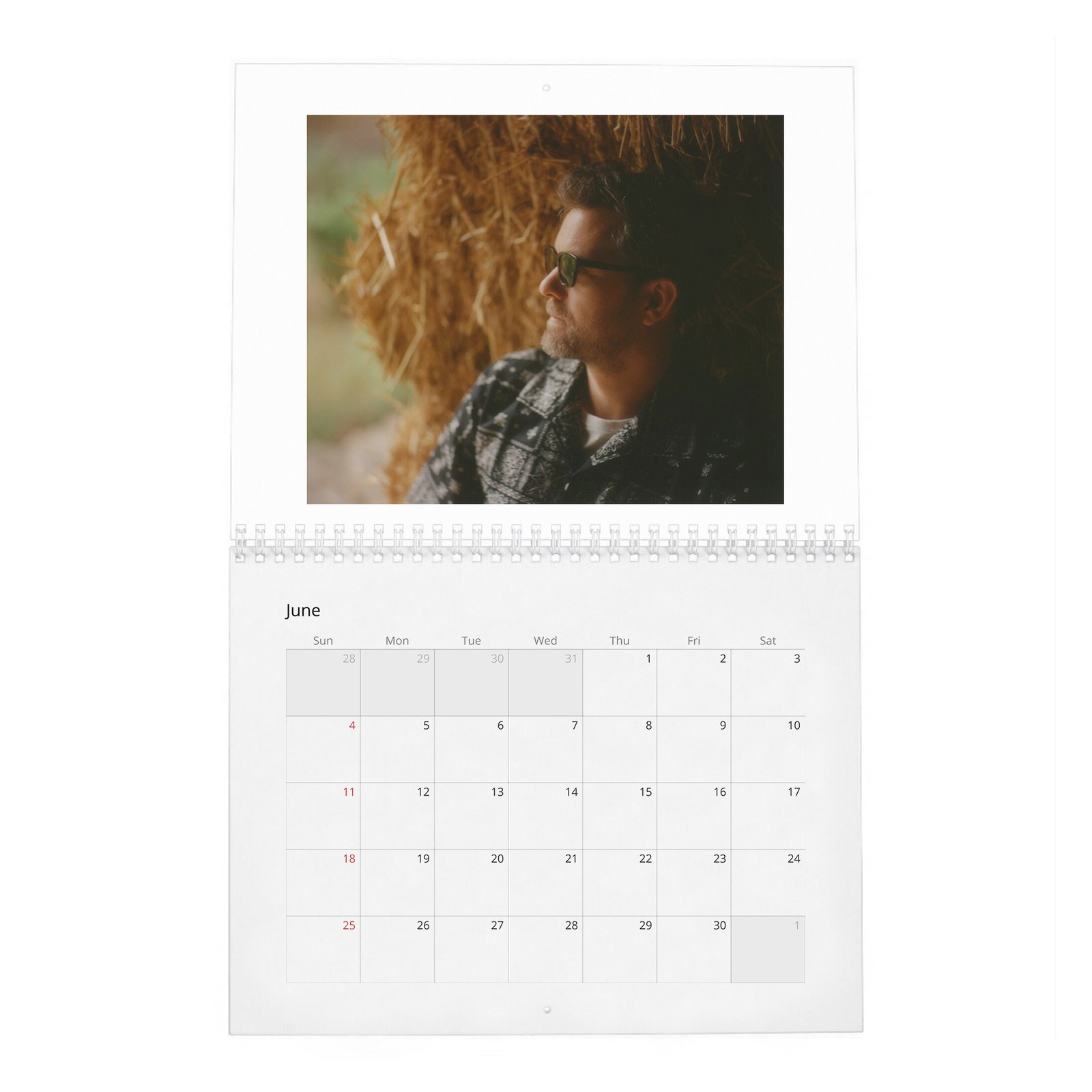 06 Joshua Jackson - On Life Down River 2027 Wall Calendar