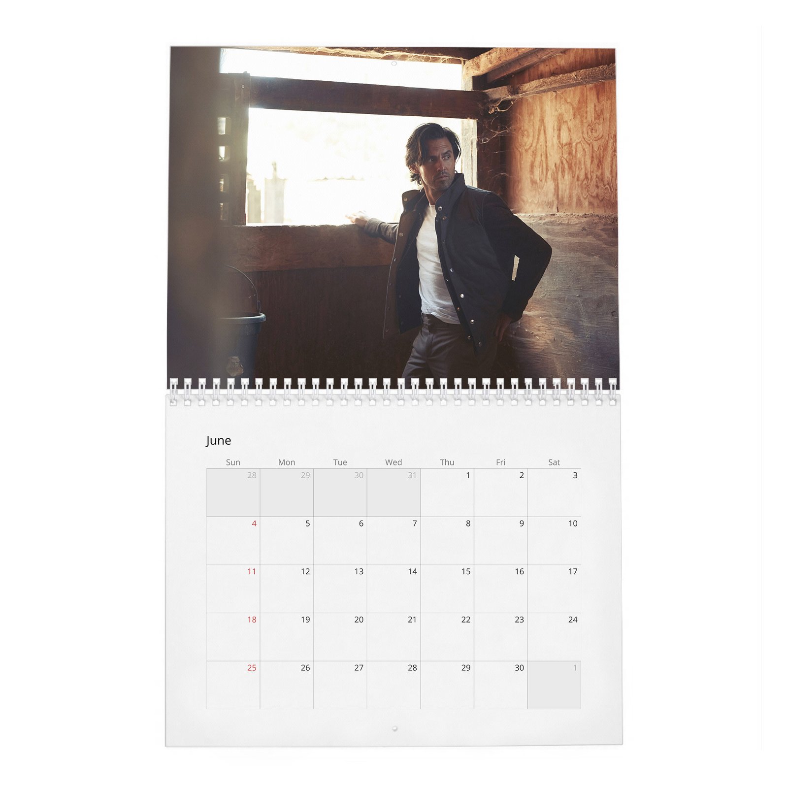 06 Milo Ventimiglia - Emotional Appeal 2027 Wall Calendar