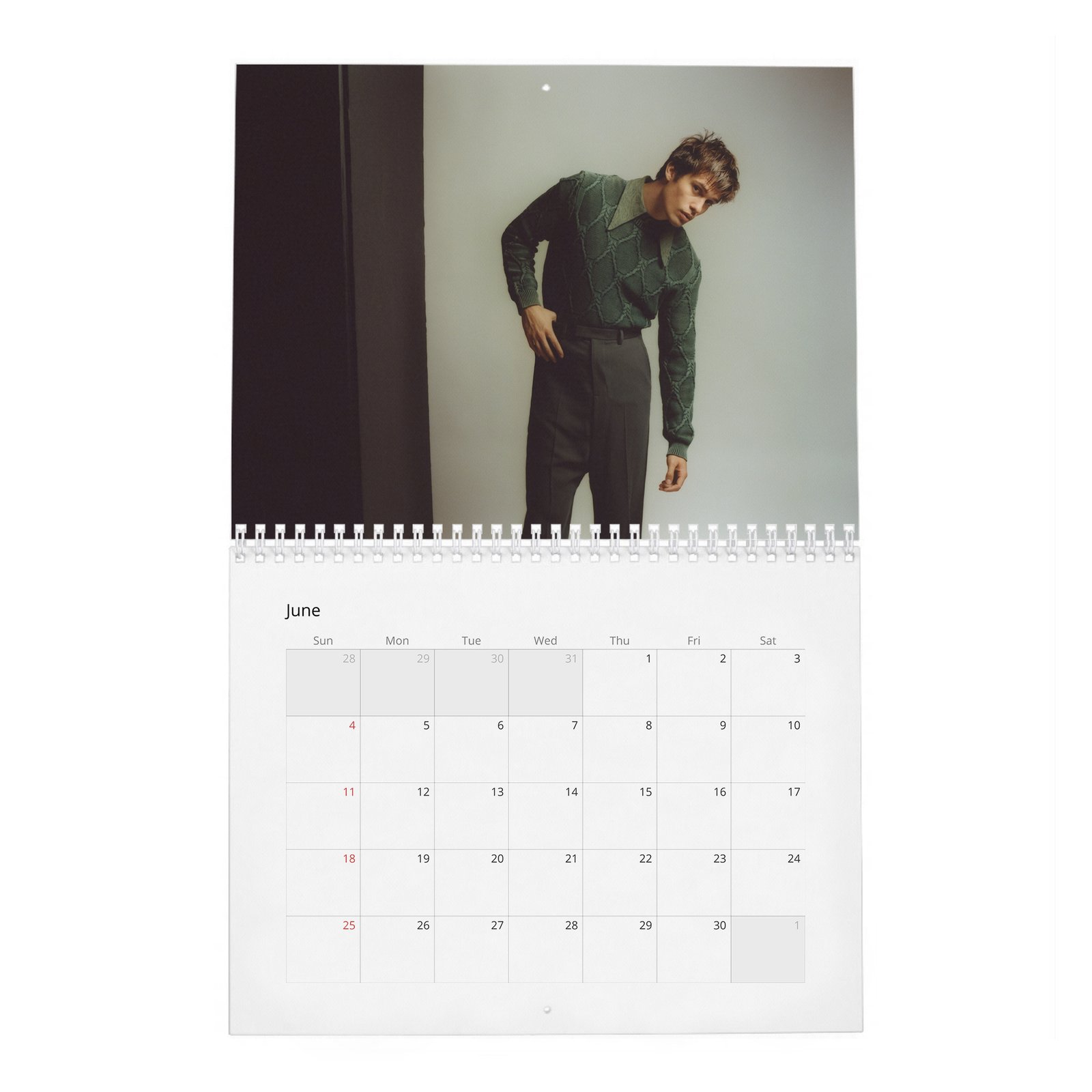 06 Nicholas Galitzine - In Conversation 2027 Wall Calendar