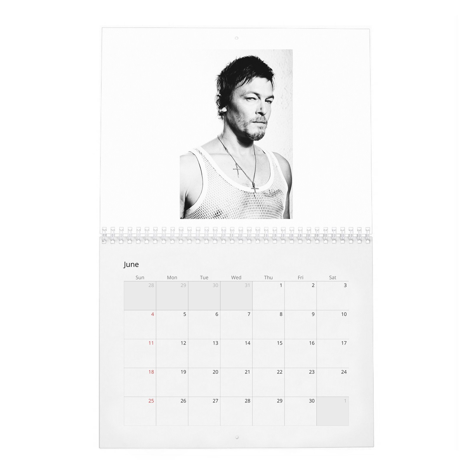 06 Norman Reedus - Flaunt Vol.1 2027 Wall Calendar