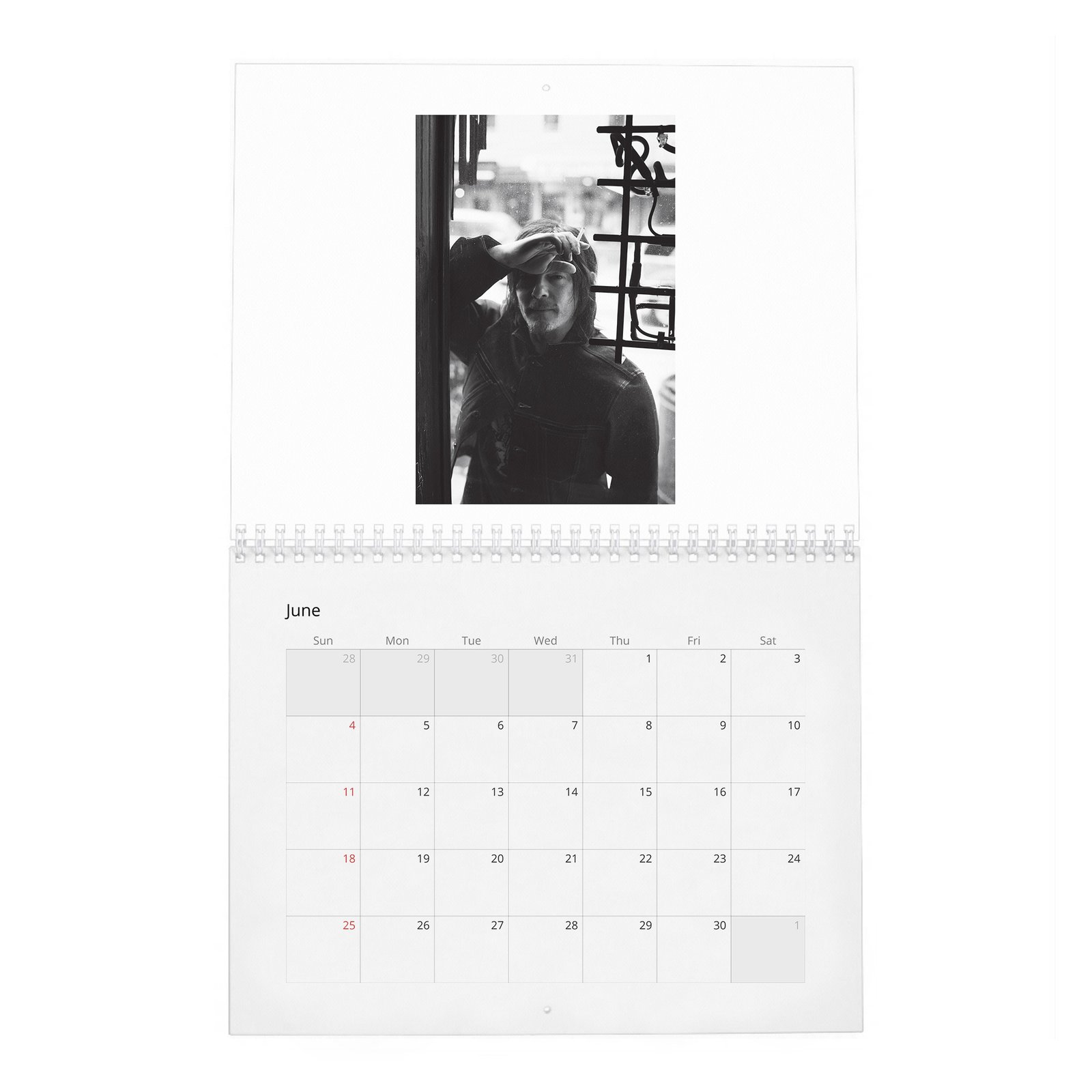 06 Norman Reedus - So It Goes 2027 Wall Calendar