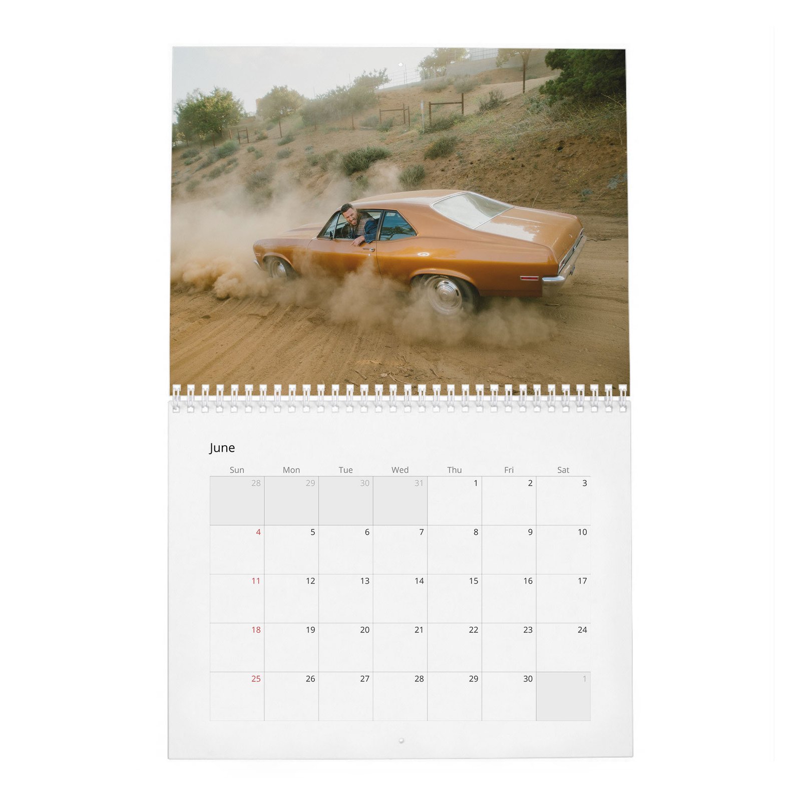 06 Pablo Schreiber - Superhero Warrior 2027 Wall Calendar