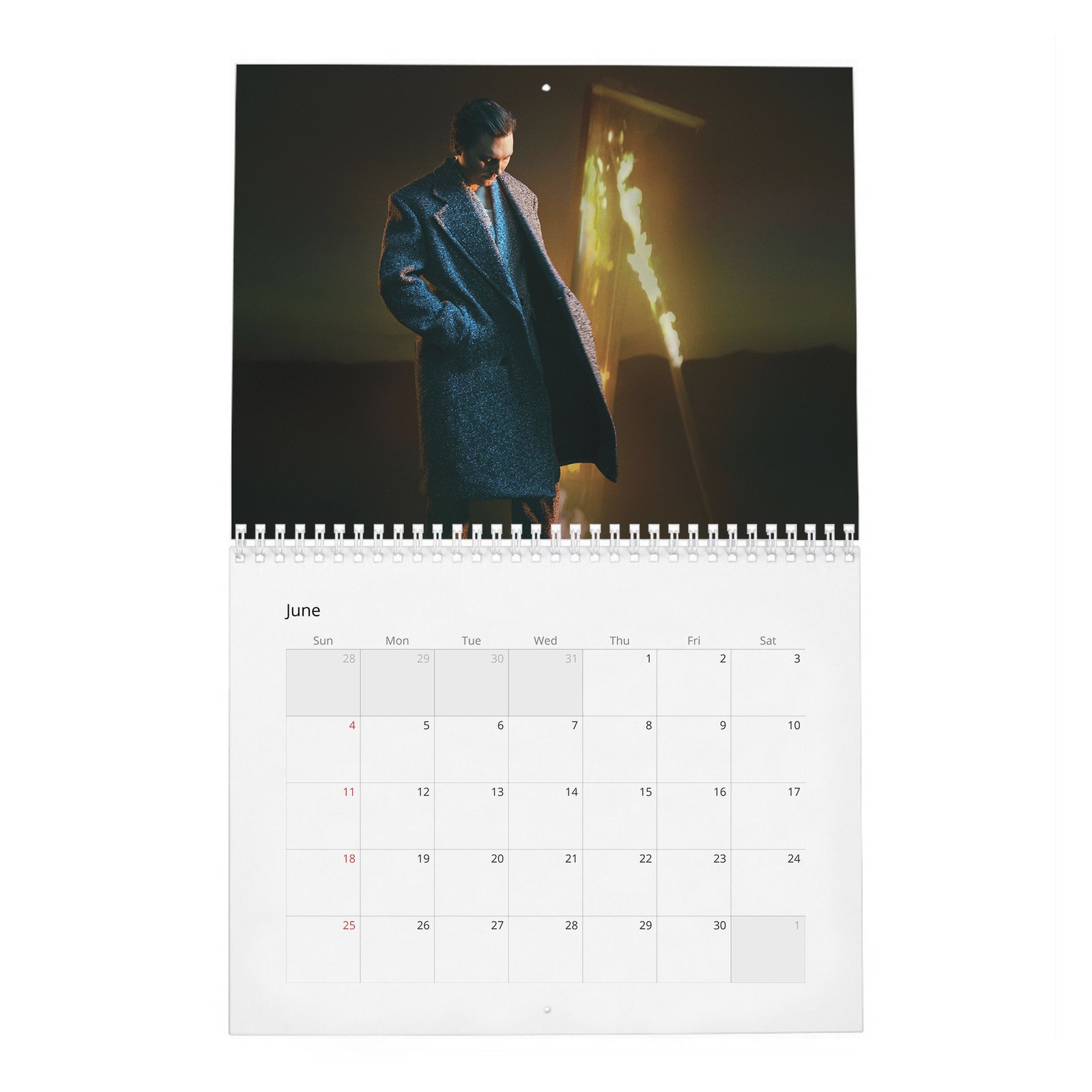 06 Paul Dano - Flaunt 2027 Wall Calendar