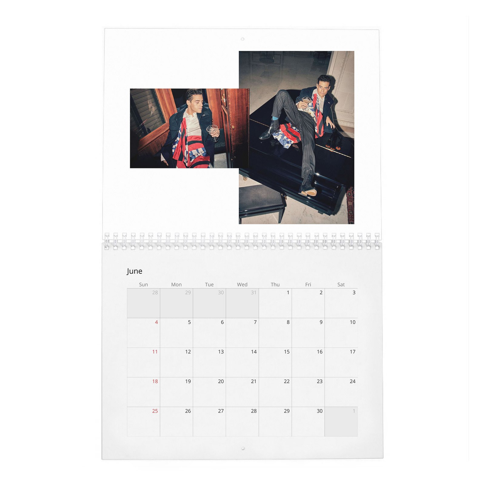 Rami Malek - Without Limits 2027 Wall Calendar