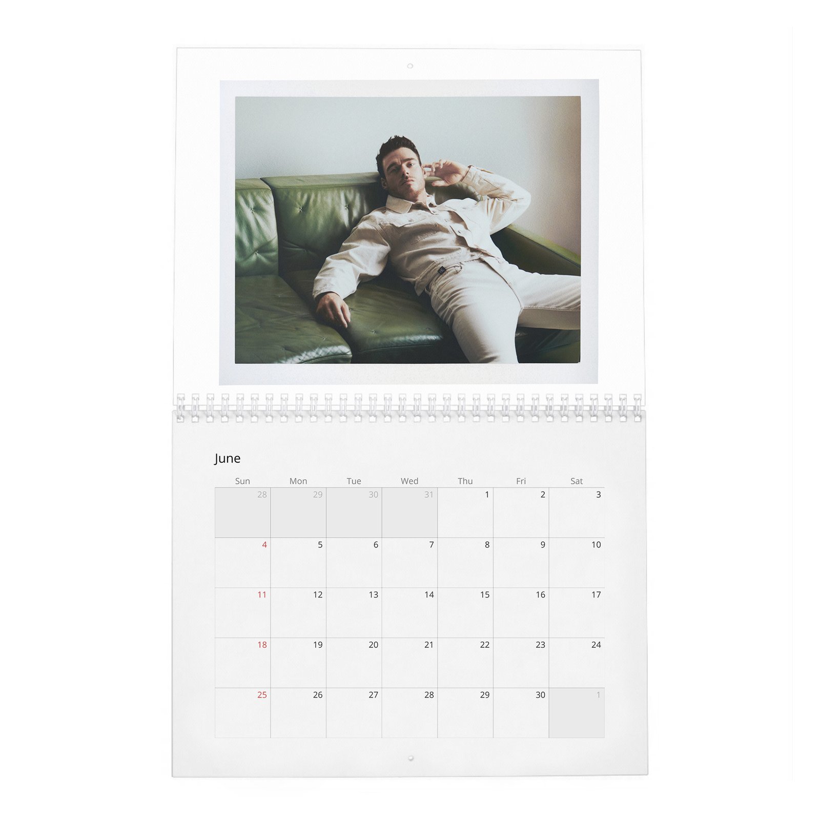 06 Richard Madden - Wonderland 2027 Wall Calendar