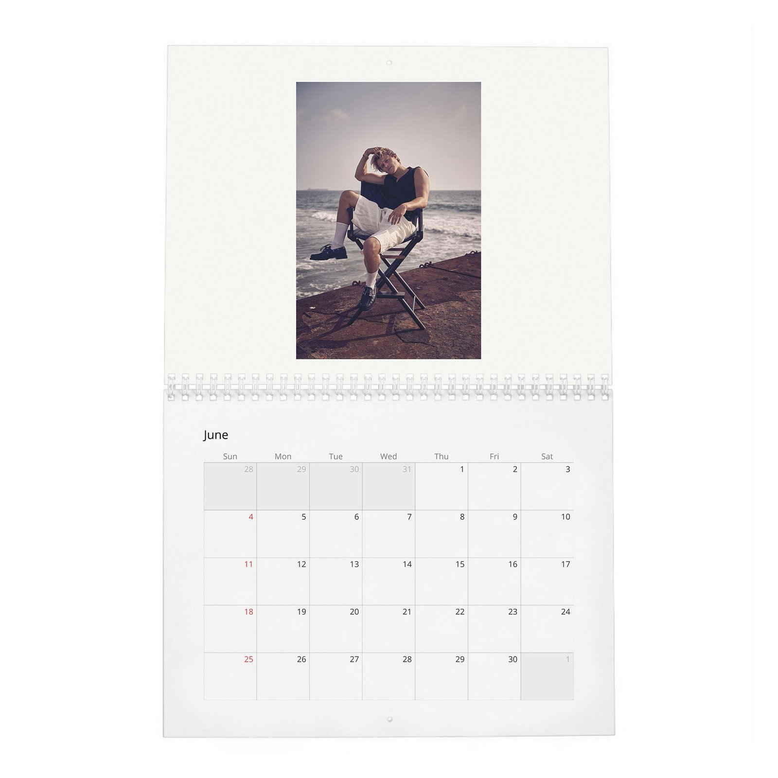 06 Rudy Pankow - Flaunt 2027 Wall Calendar