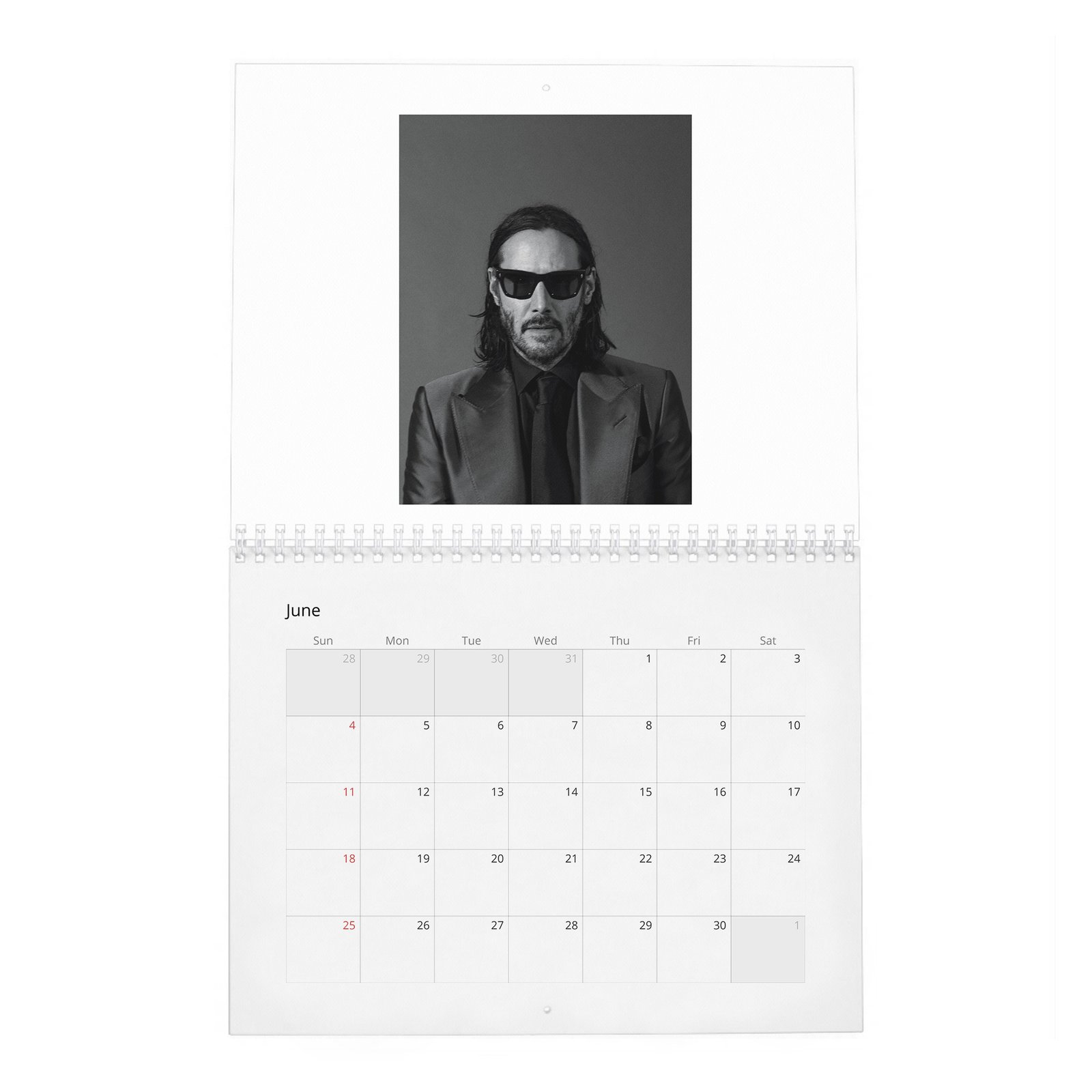 06 Keanu Reeves - The Legend Of 2027 Wall Calendar