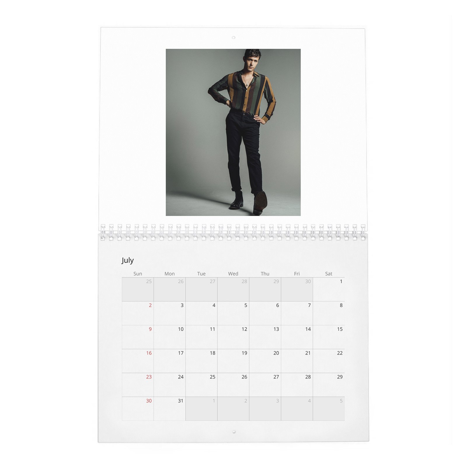 07 Jonah Hauer-King - Ready For His Close-Up 2027 Wall Calendar