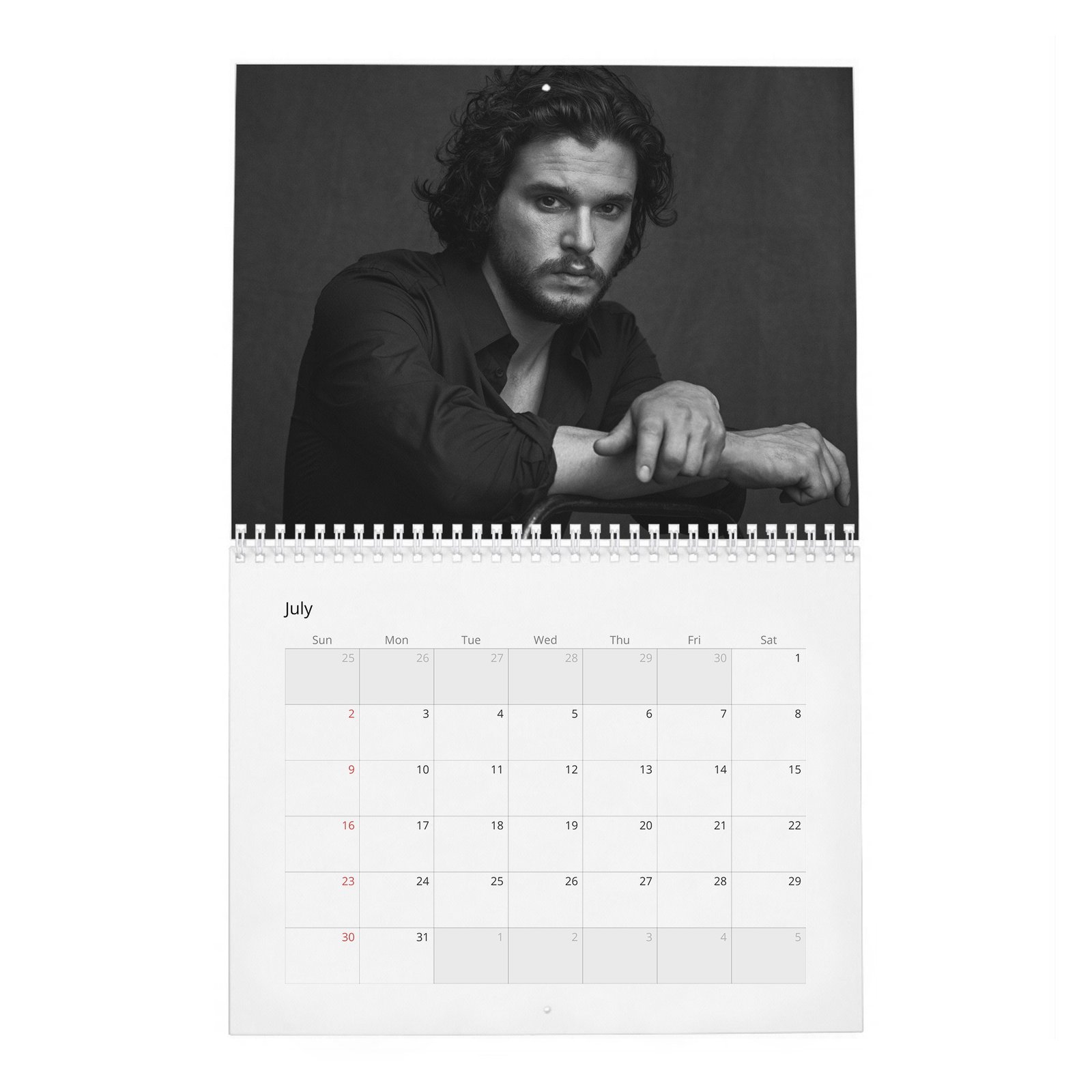 07 Kit Harington - Bastard Revolution 2027 Wall Calendar