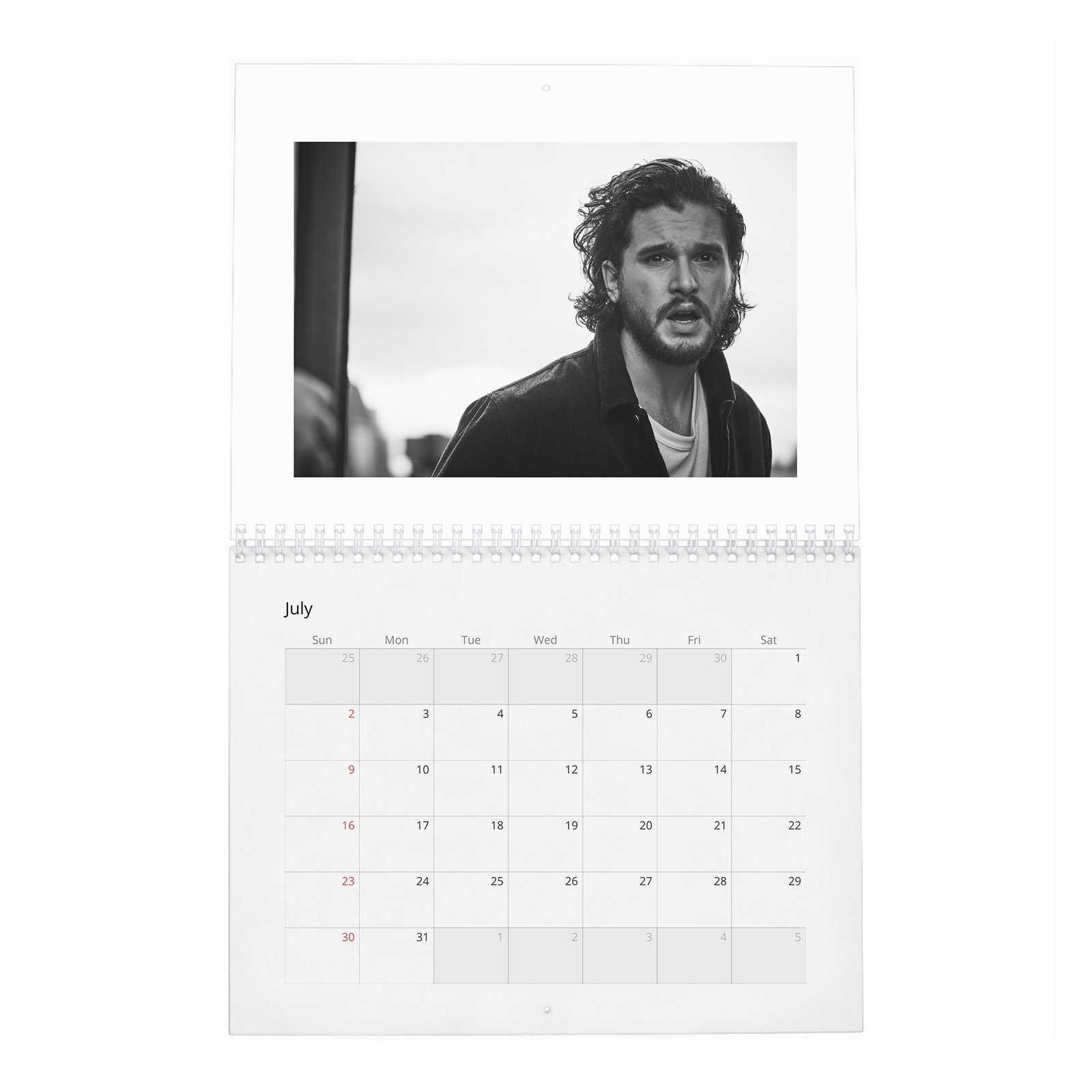 07 Kit Harington - The End Of The Thrones Empire 2027 Wall Calendar