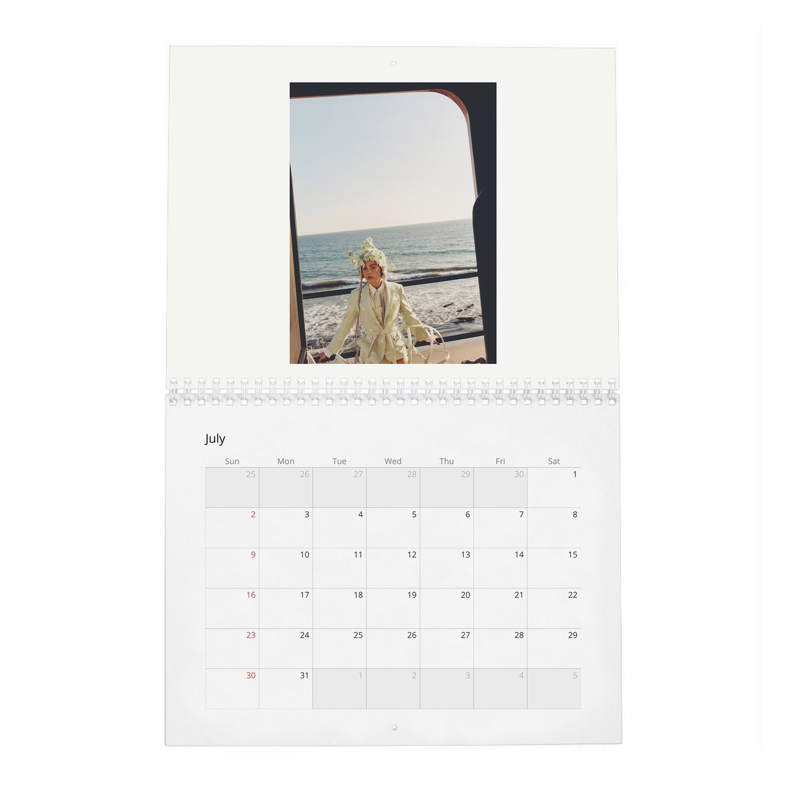 07 Kiernan Shipka - Flaunt 2027 Wall Calendar