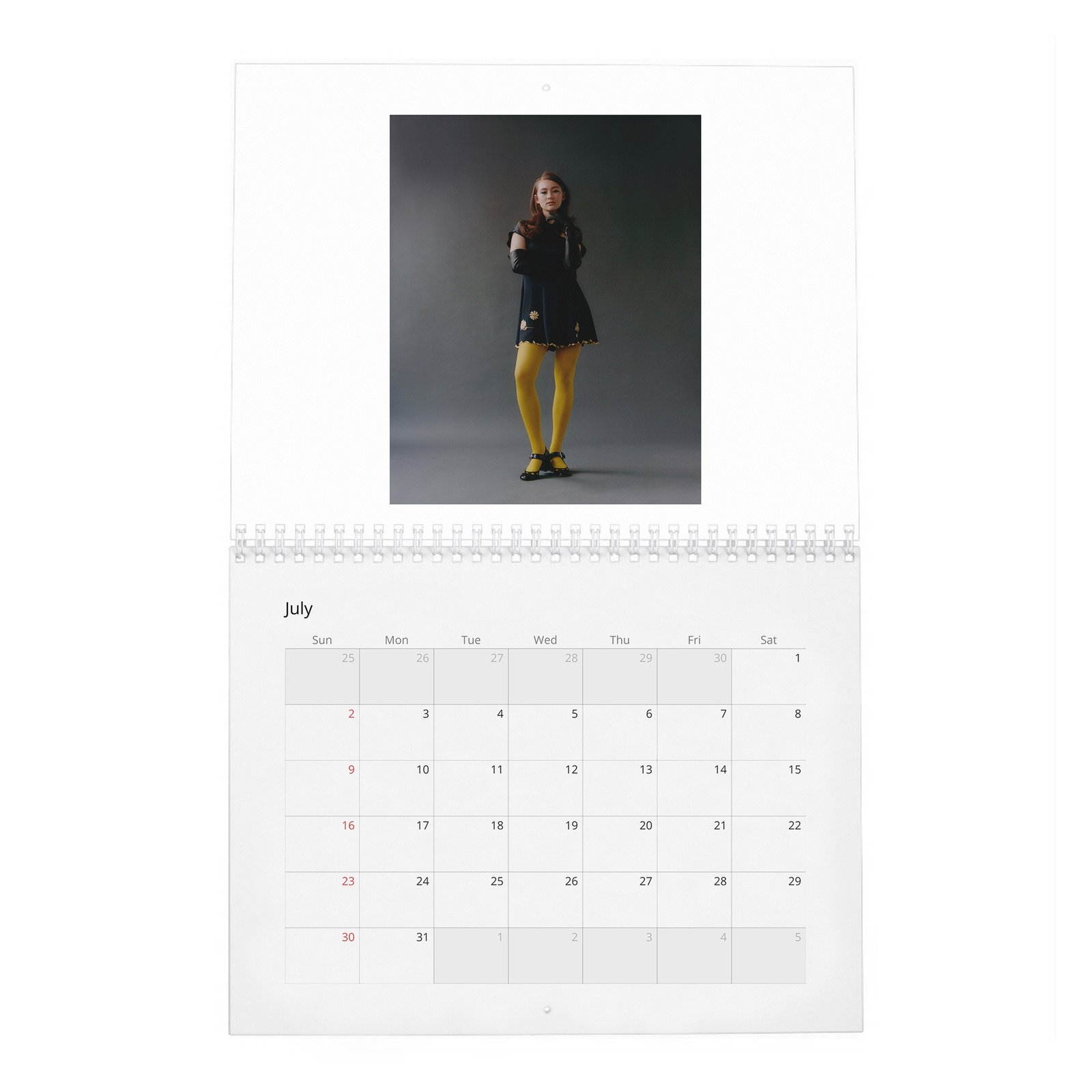 07 Lola Tung - Laterals 2027 Wall Calendar
