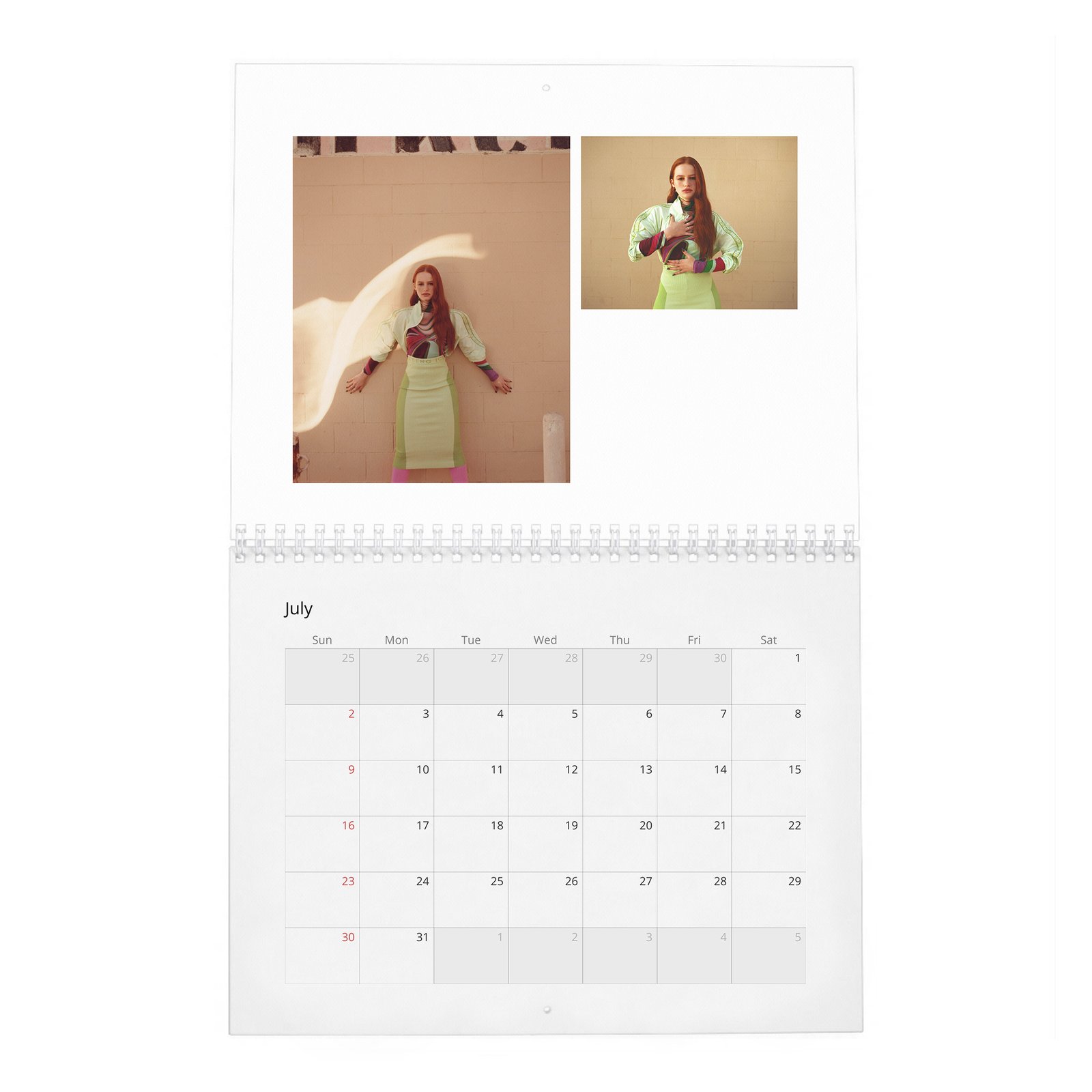 07 Madelaine Petsch - Content 2027 Wall Calendar