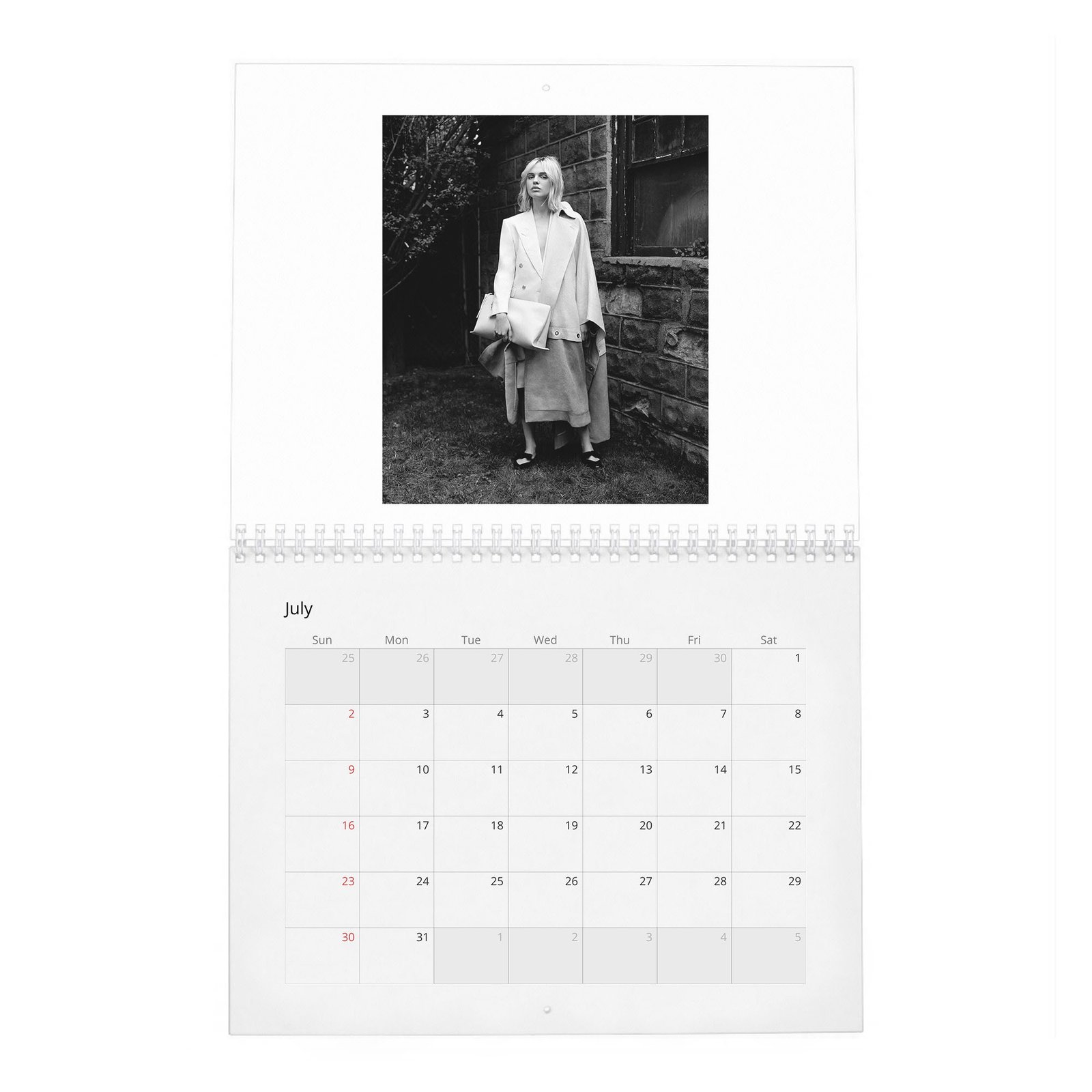 Odessa Young - The Quiet Heroine 2027 Wall Calendar