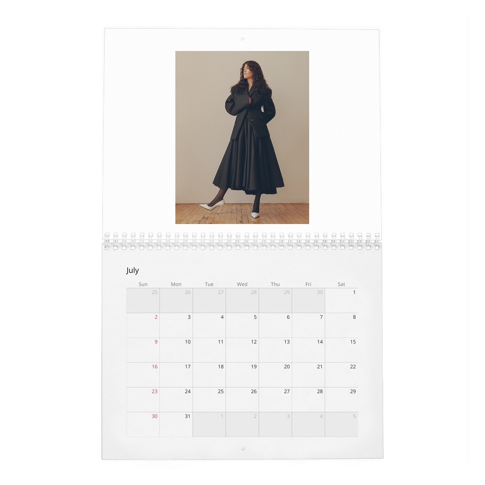 07 Olivia Cooke - Laterals 2027 Wall Calendar