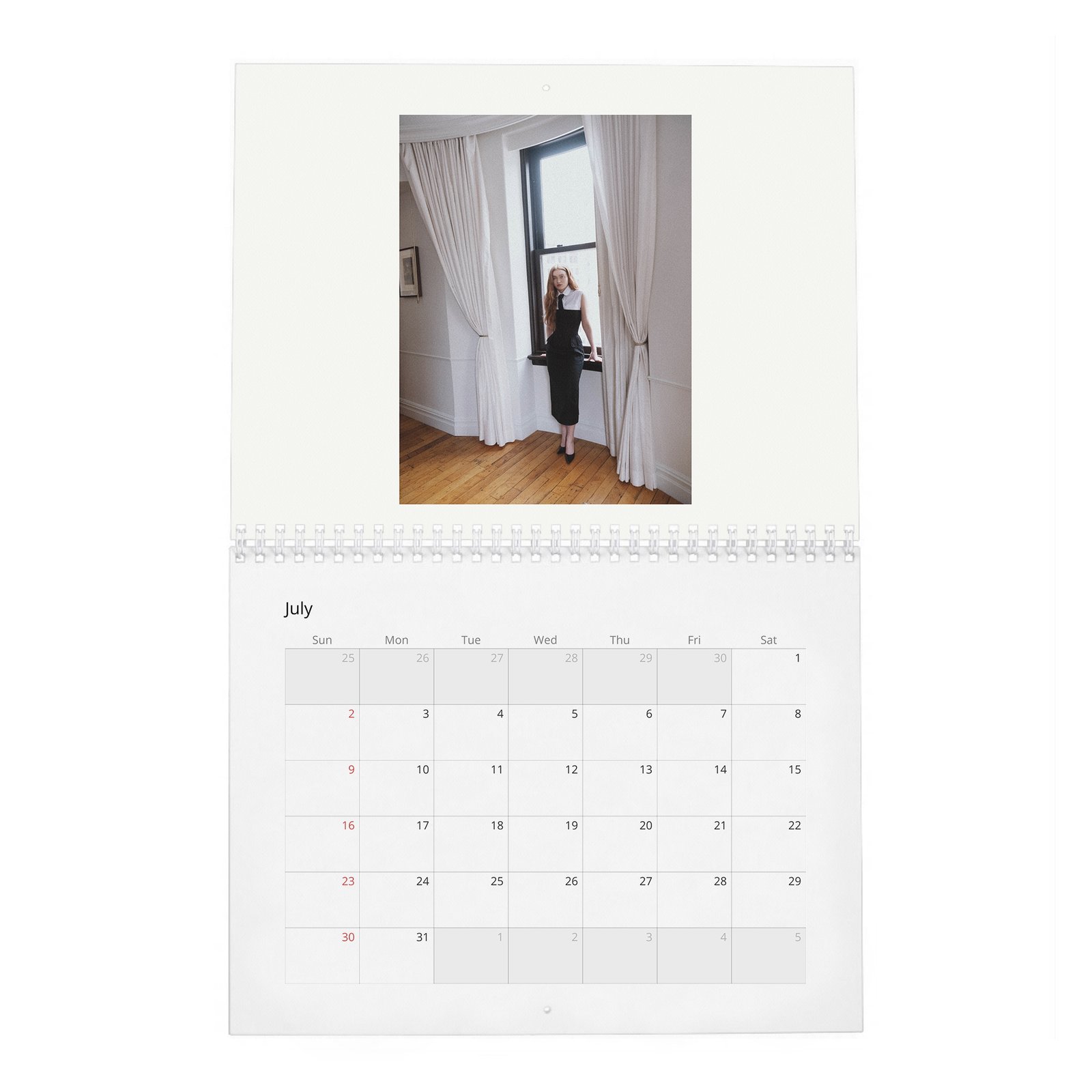 07 Sadie Sink - Flaunt 2027 Wall Calendar