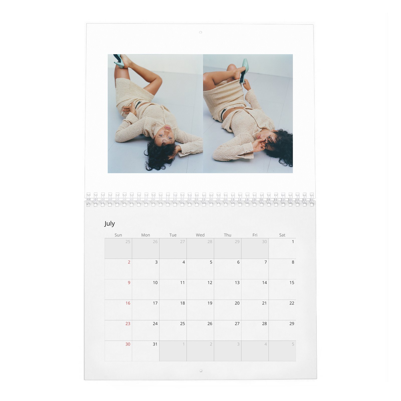 07 Taylor Russell - The Face 2027 Wall Calendar