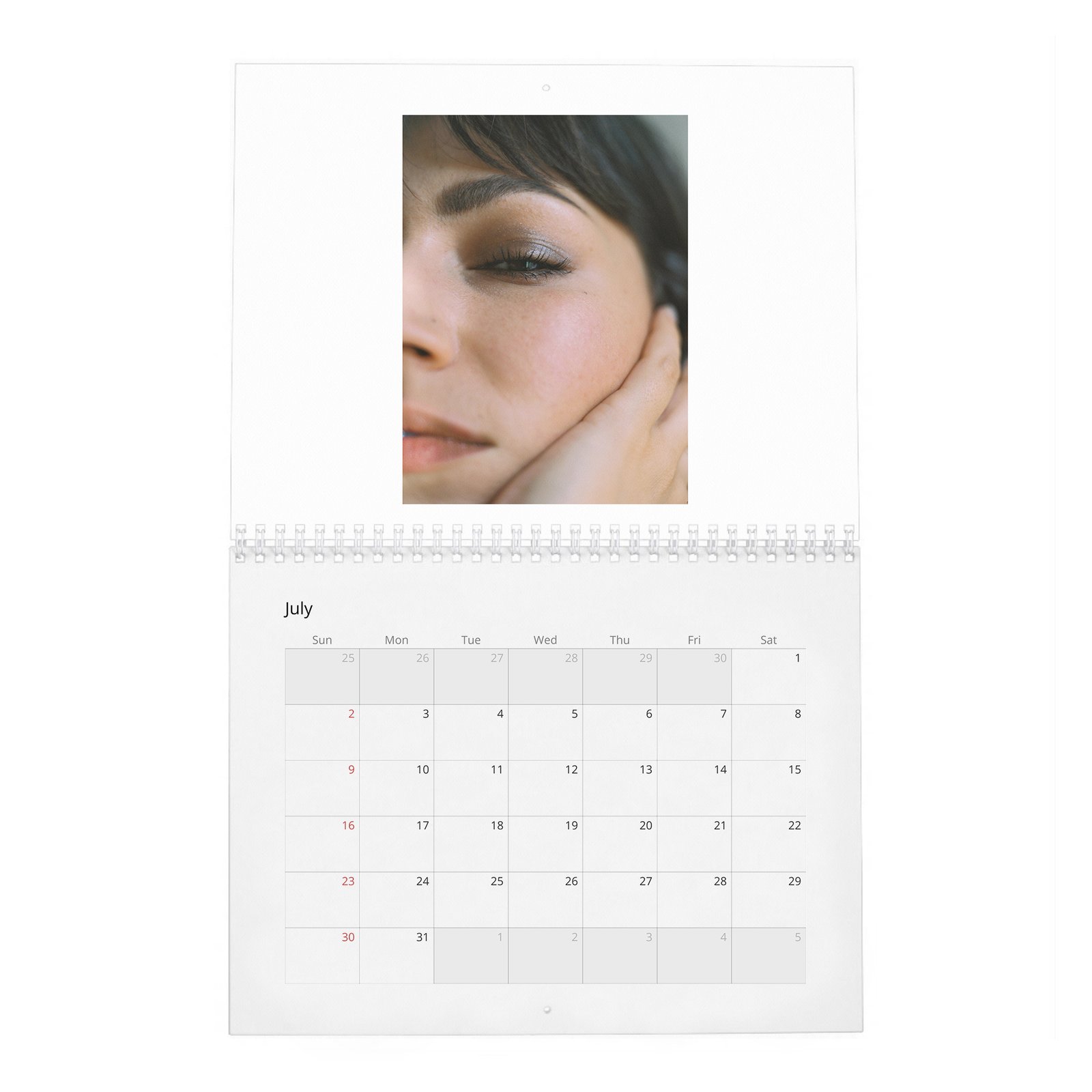 07 Ursula Corbero - Laterals 2027 Wall Calendar