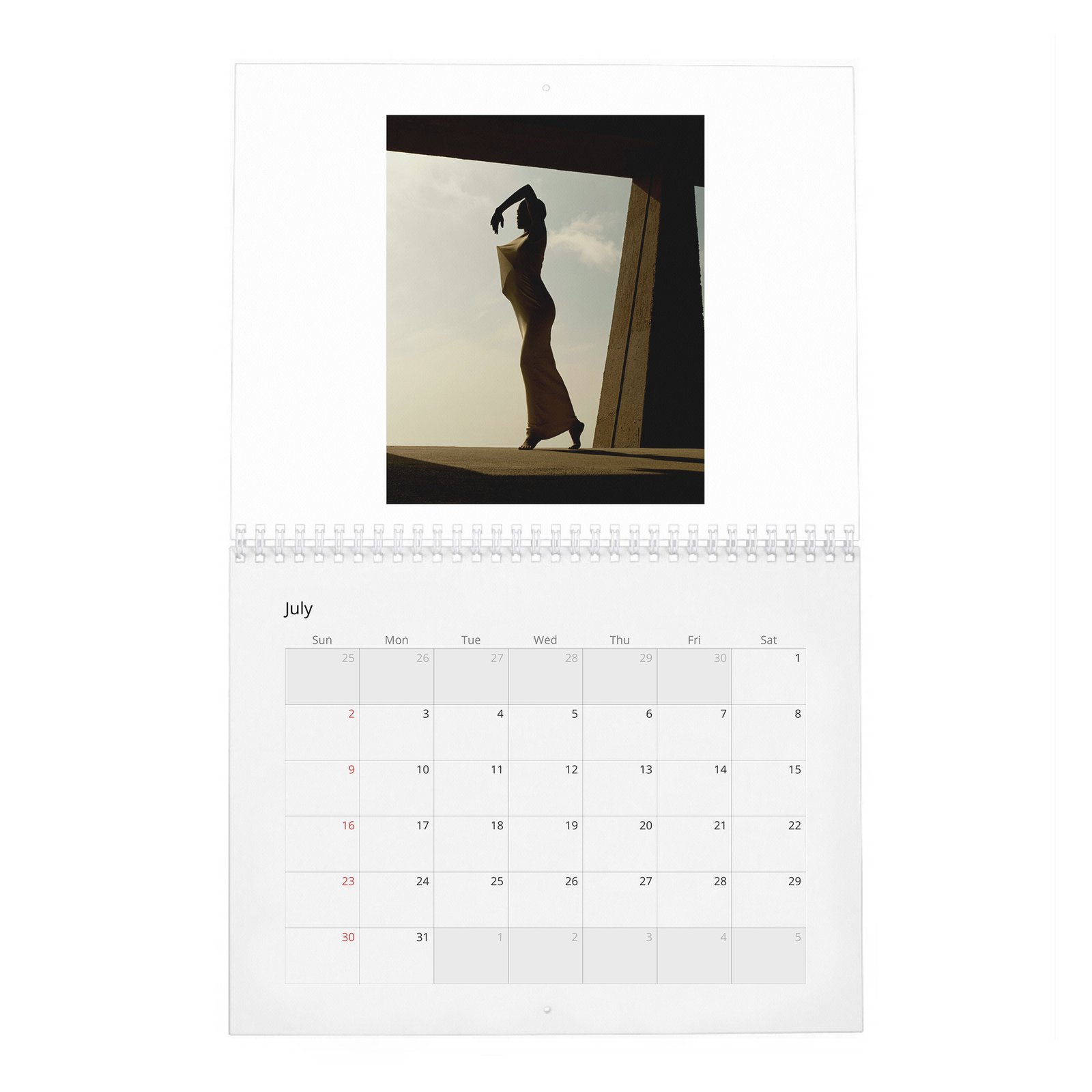 07 Zendaya - Future Human 2027 Wall Calendar