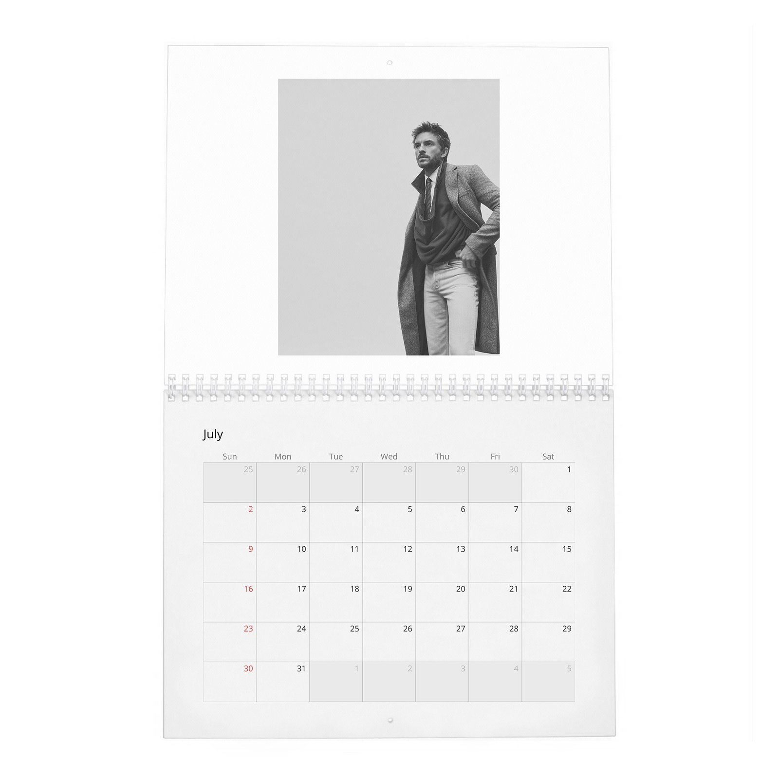 Jonathan Bailey - The Gentleman 2027 Wall Calendar