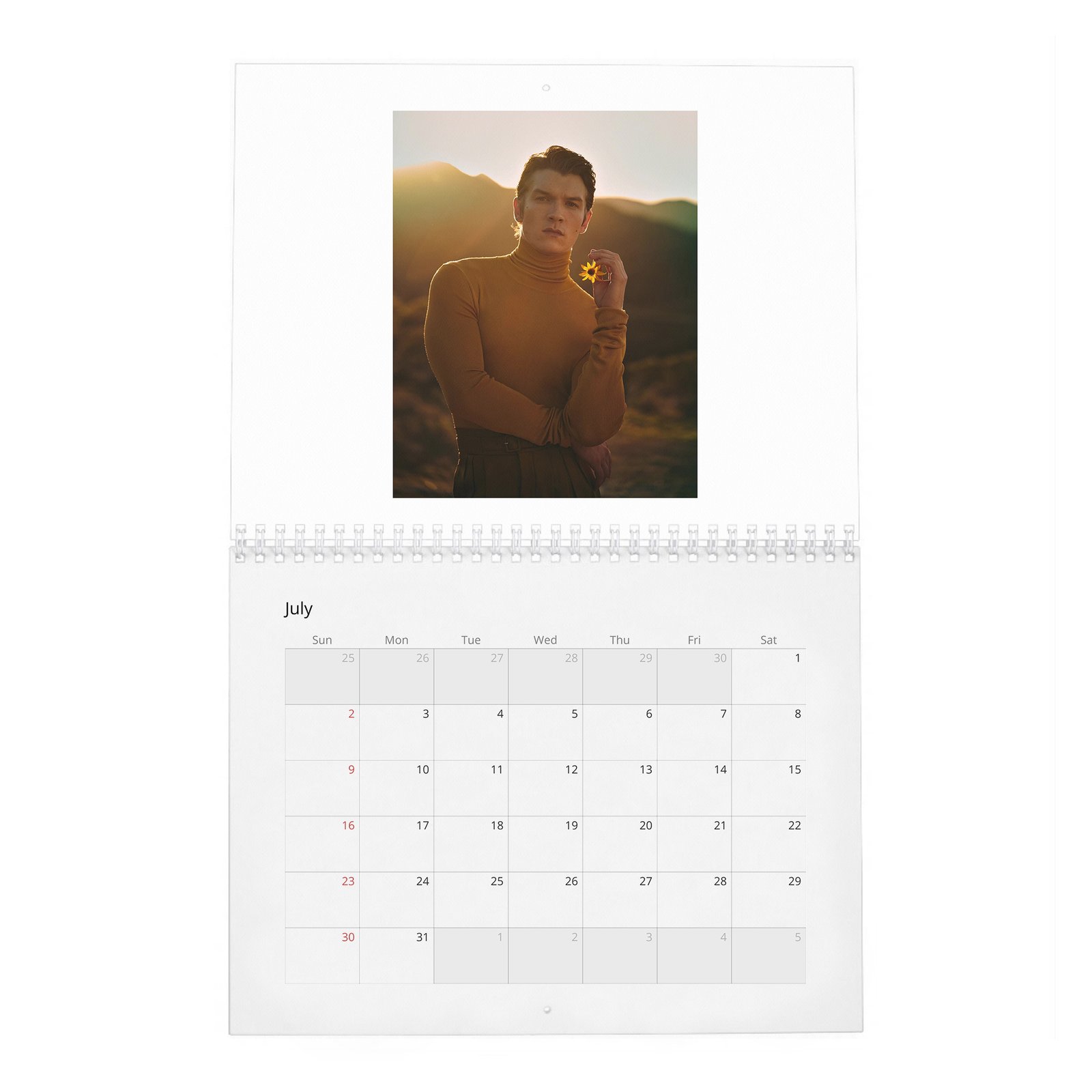 07 Connor Storrie - The Portrait Of A Star 2027 Wall Calendar