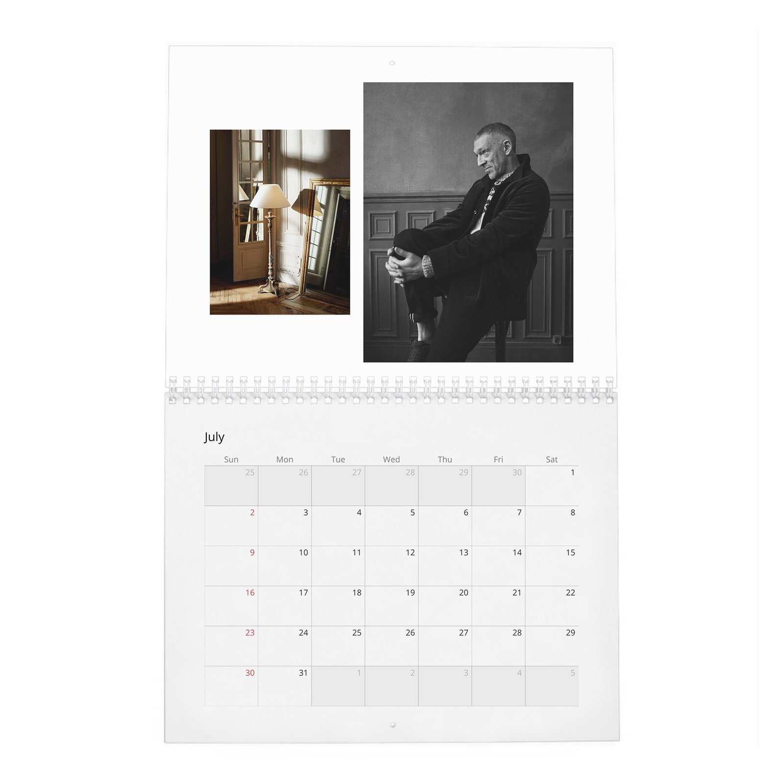 07 Vincent Cassel - Mr. Vincent Cassel 2027 Wall Calendar