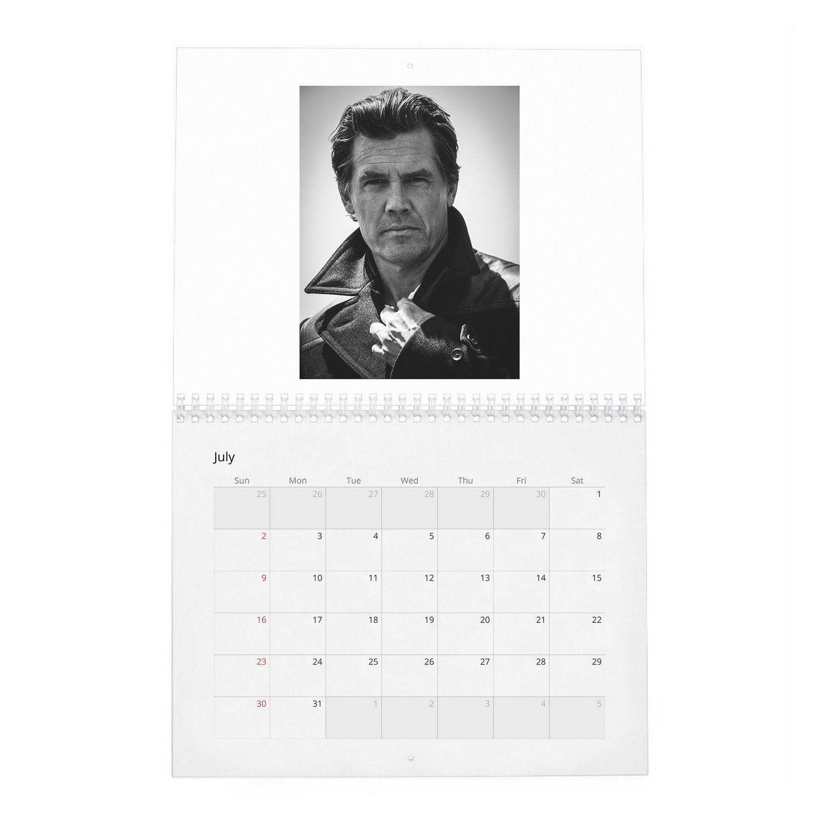 07 Josh Brolin - Man Of The World 2027 Wall Calendar