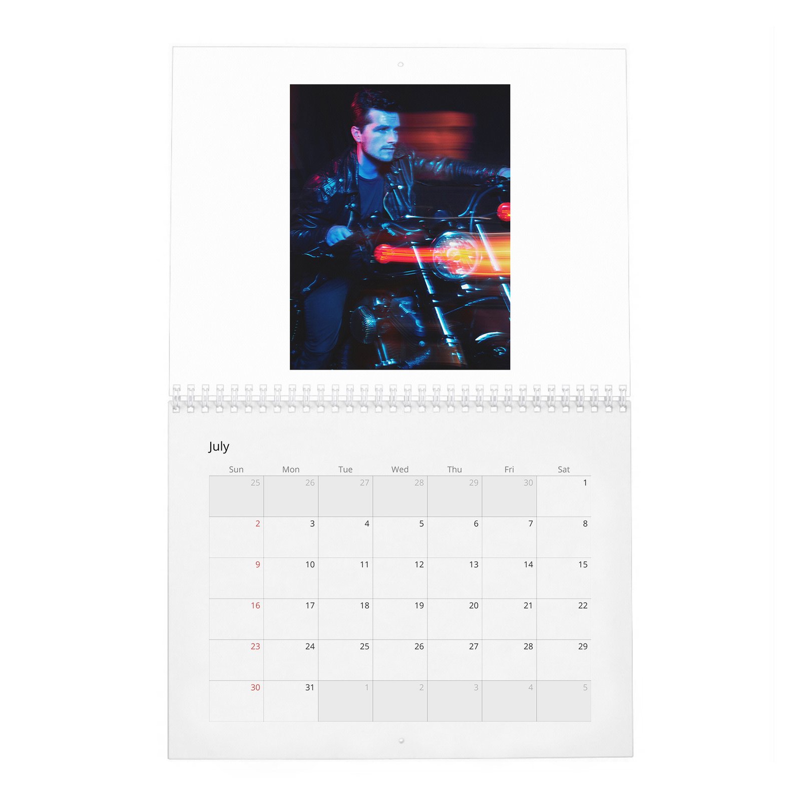 07 Josh Hutcherson - Flaunt 2027 Wall Calendar