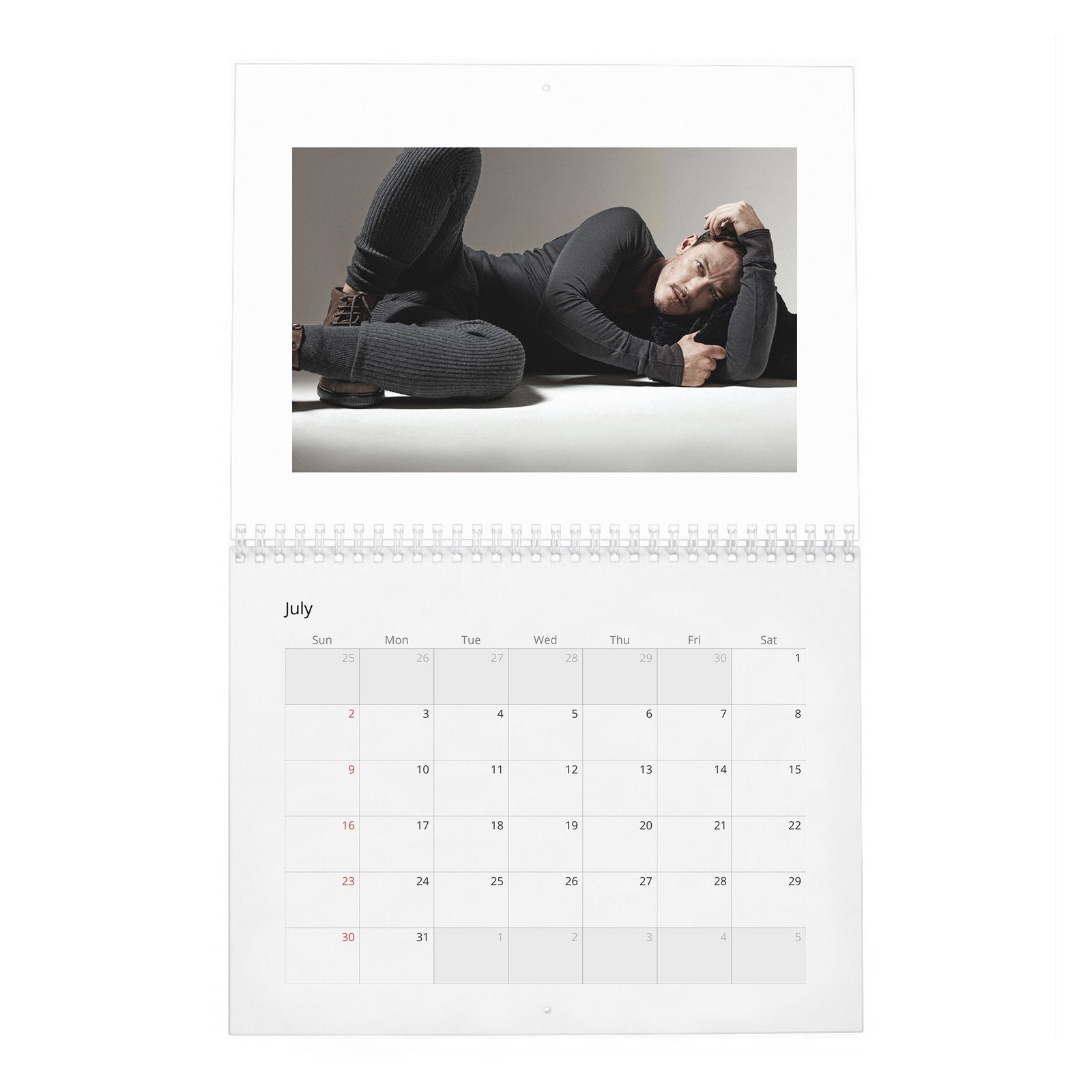 Luke Evans - Man About Town 2027 Wall Calendar