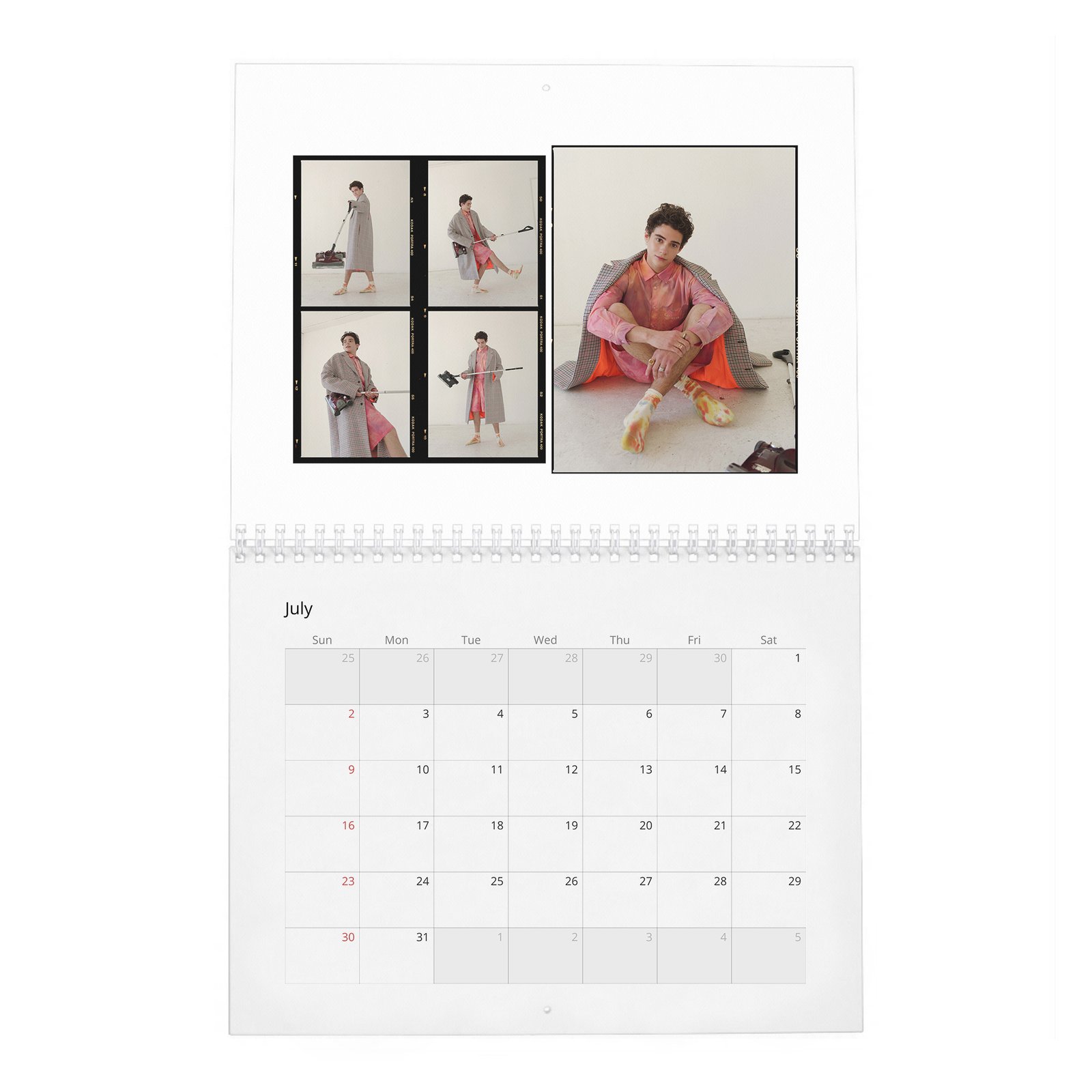 Joshua Basshett - Flaunt 2027 Wall Calendar