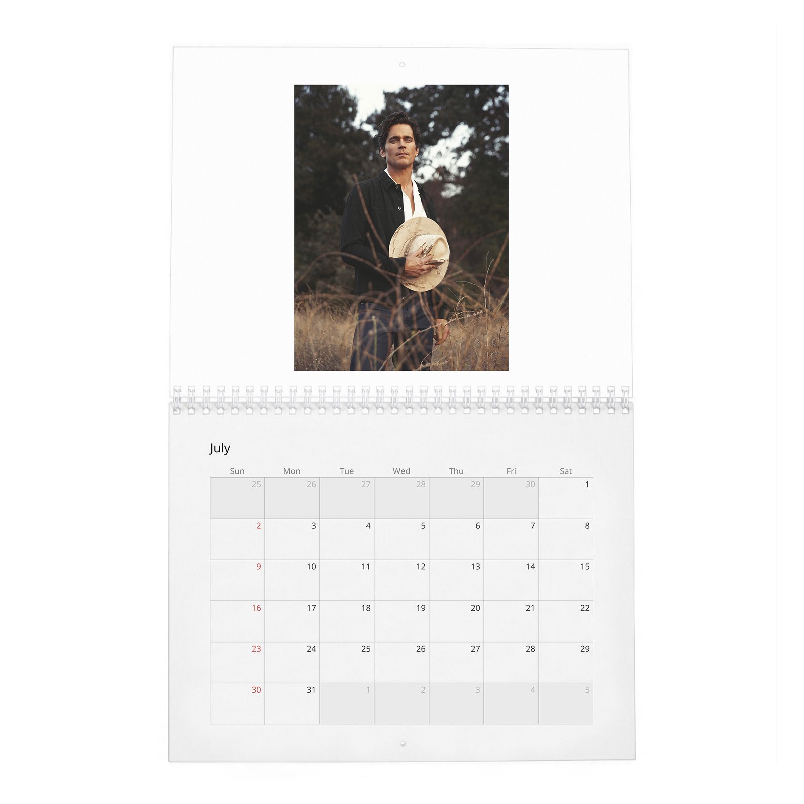 Matt Bomer - Let's Hear It For The Boys 2027 Wall Calendar
