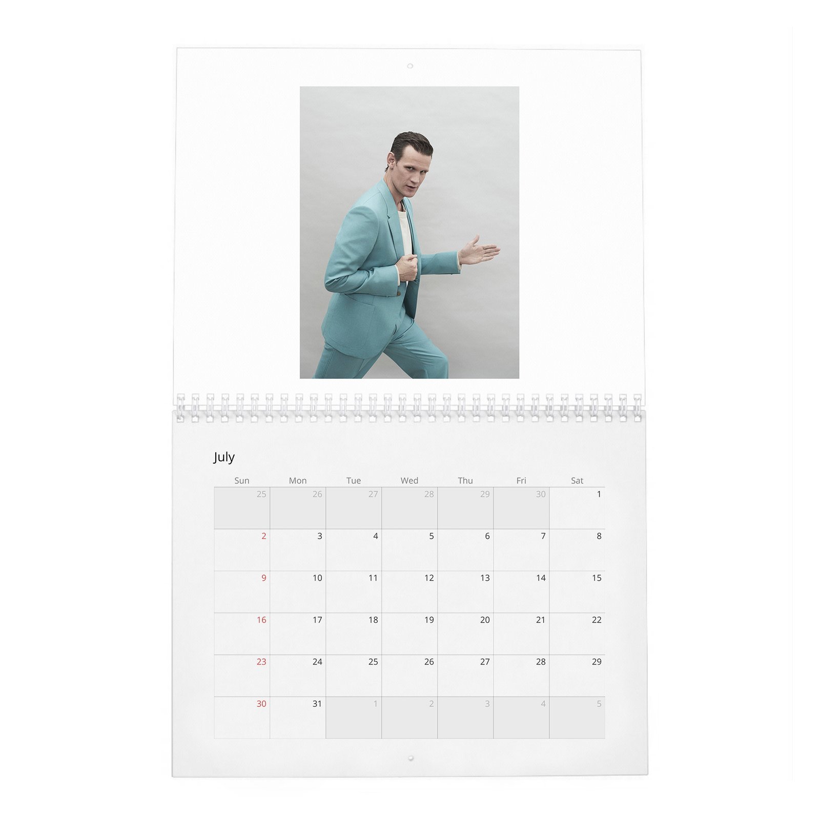 Matt Smith - Zoo 2027 Wall Calendar