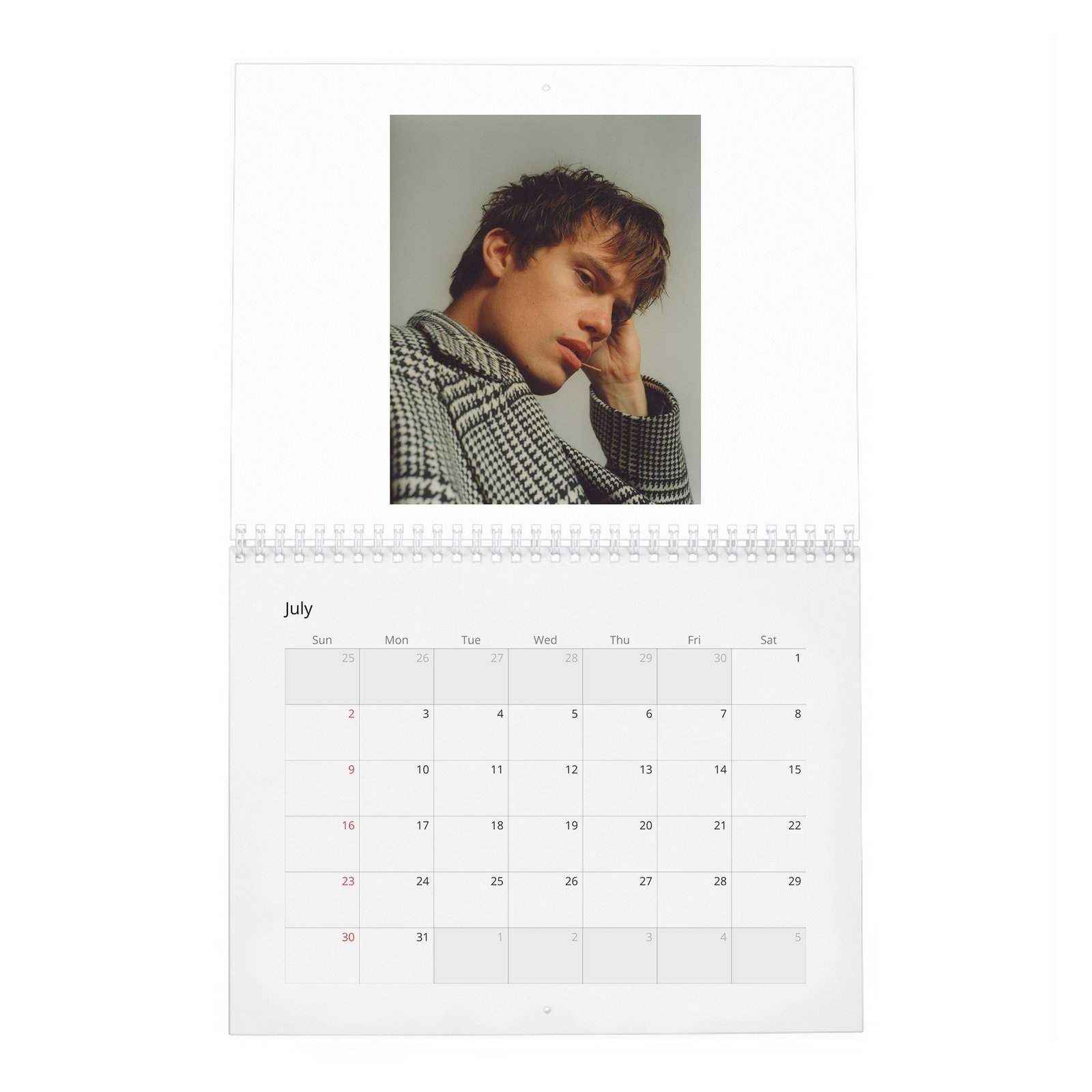 07 Nicholas Galitzine - In Conversation 2027 Wall Calendar
