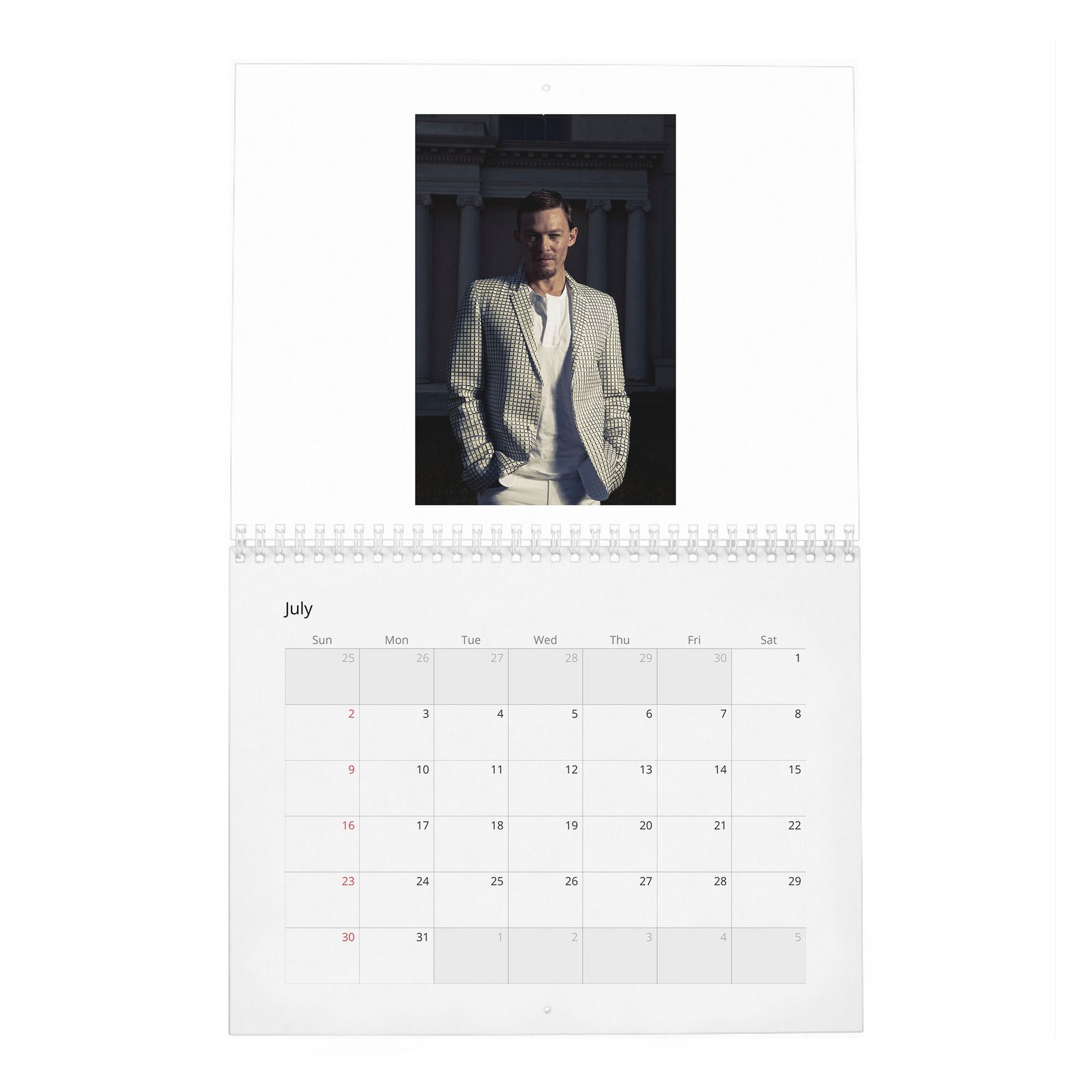 07 Norman Reedus - Flaunt Vol.1 2027 Wall Calendar
