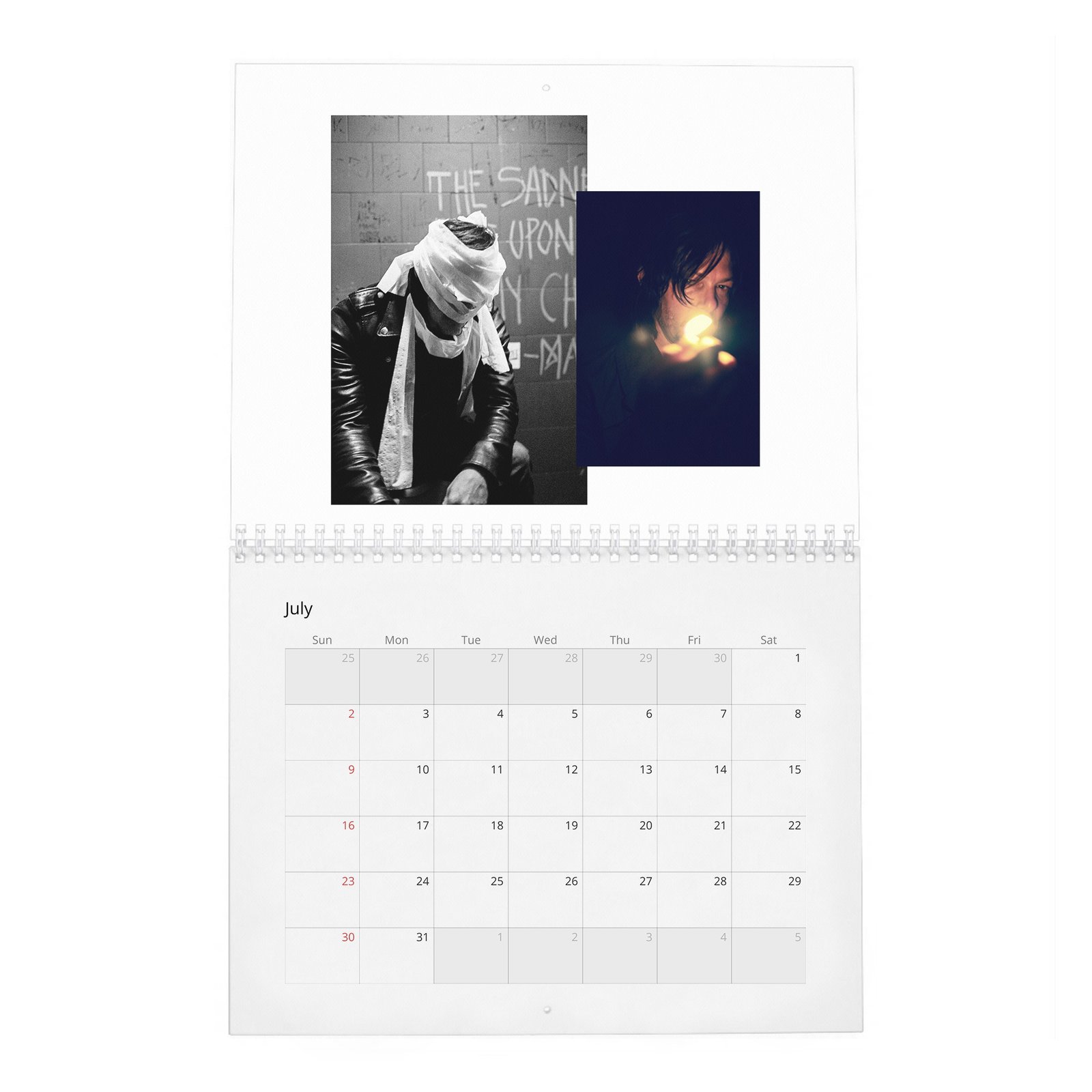 07 Norman Reedus - So It Goes 2027 Wall Calendar