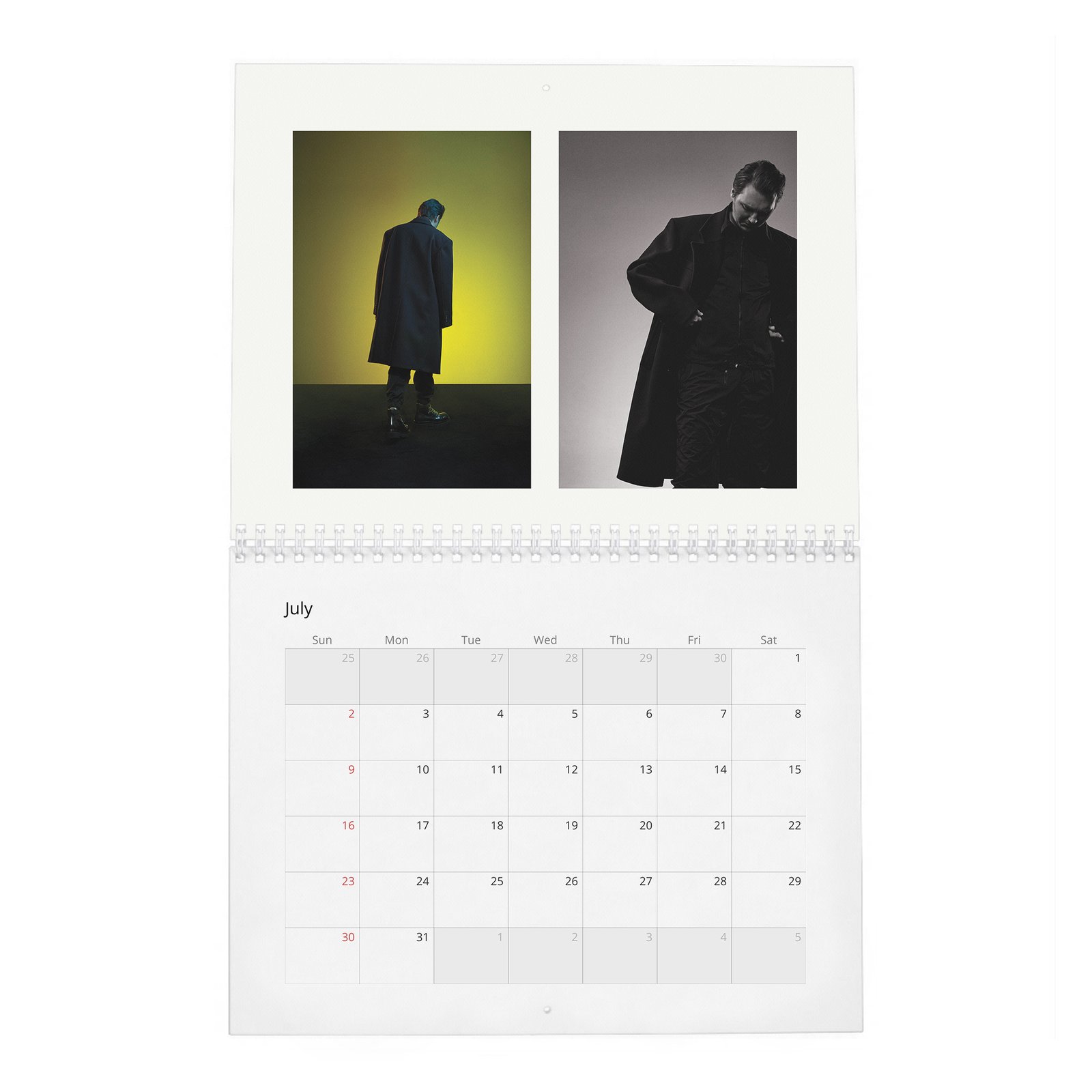 07 Paul Dano - Flaunt 2027 Wall Calendar