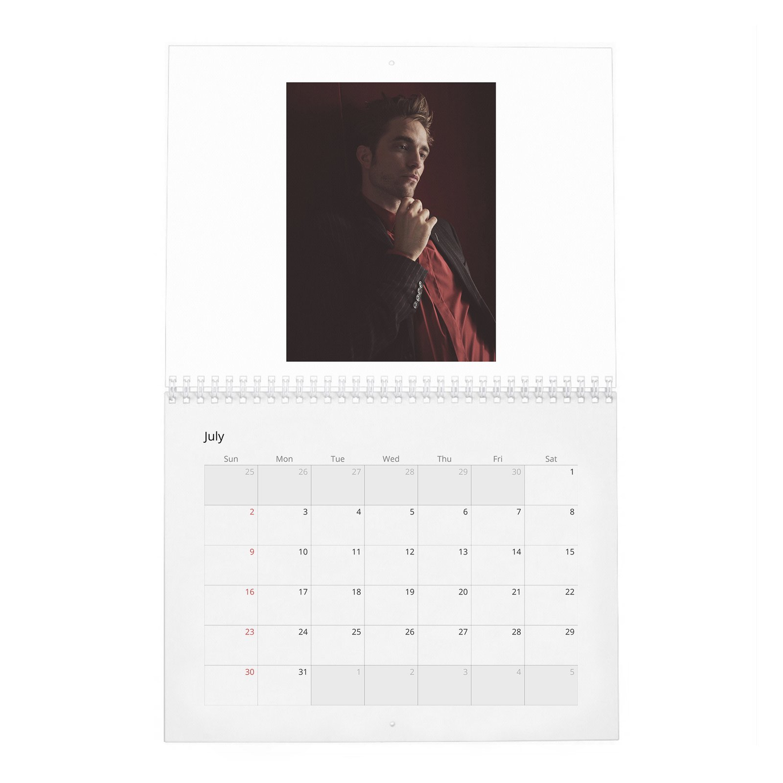 07 Robert Pattinson - Playing By His Own Rules 2027 Wall Calendar